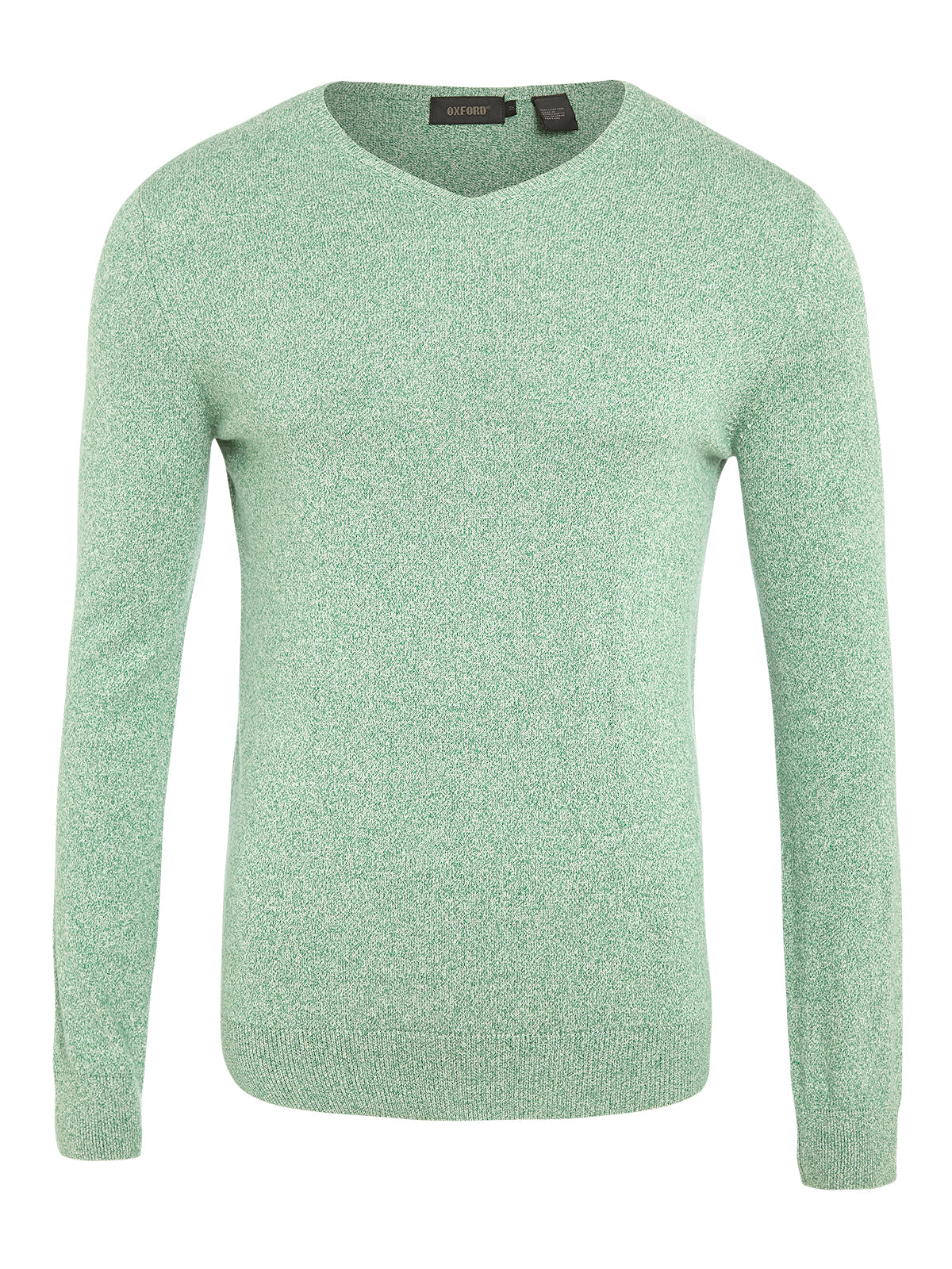 BASIC COTTON V-NECK PULLOVER