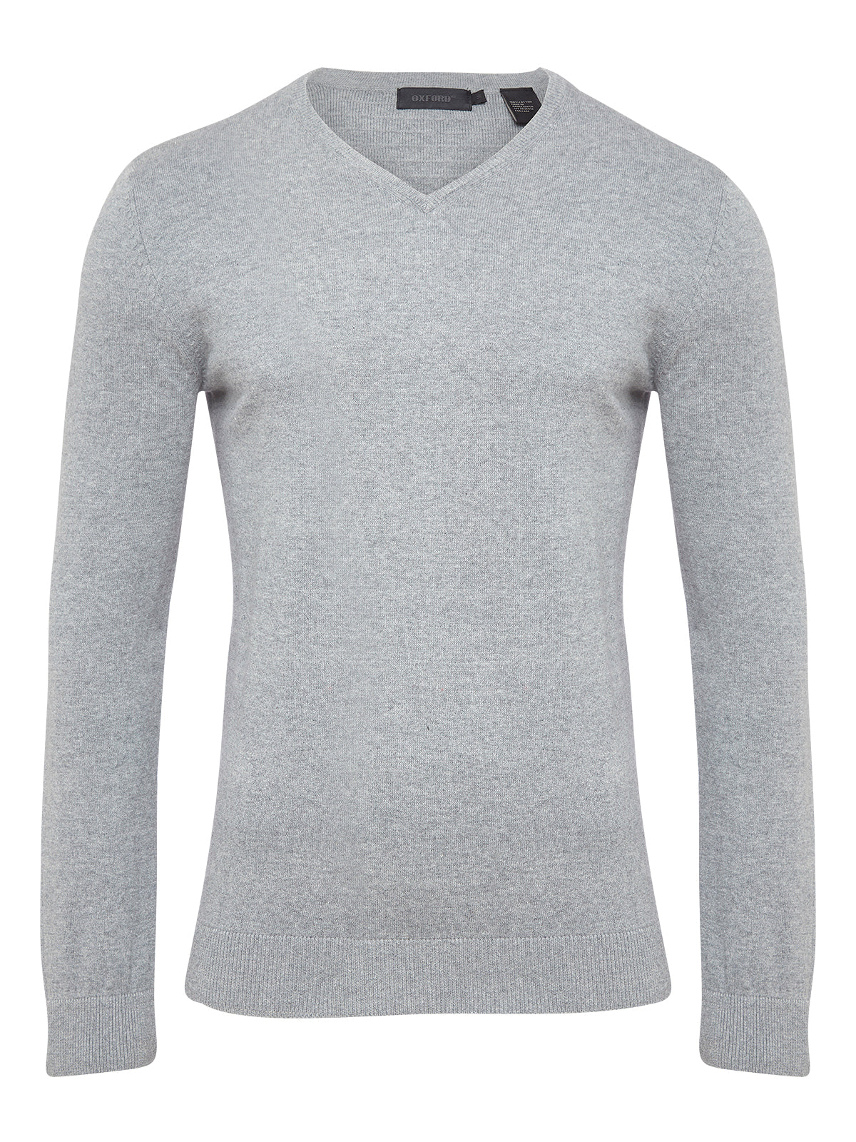 COTTON V-NECK PULLOVER