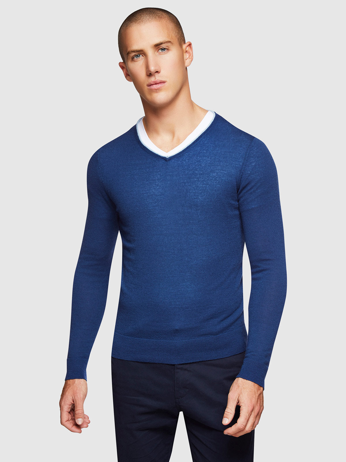 PERRY MERINO WOOL V-NECK KNIT