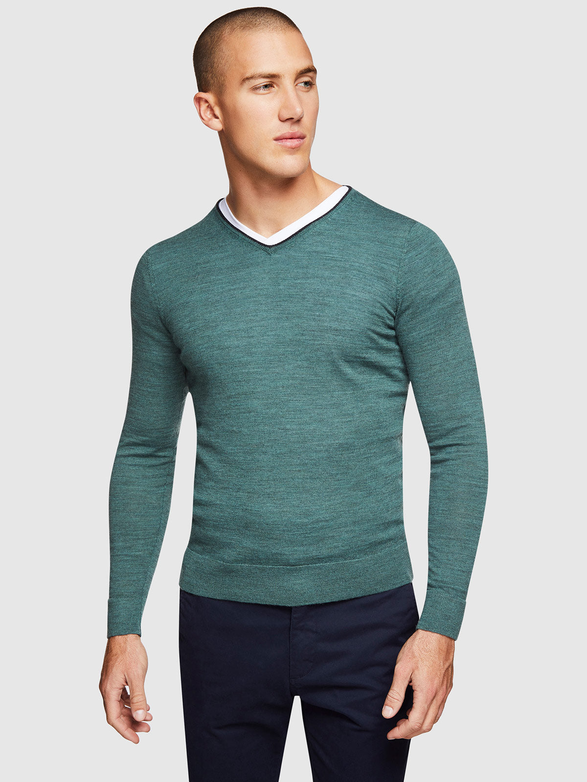 PERRY MERINO WOOL V-NECK KNIT