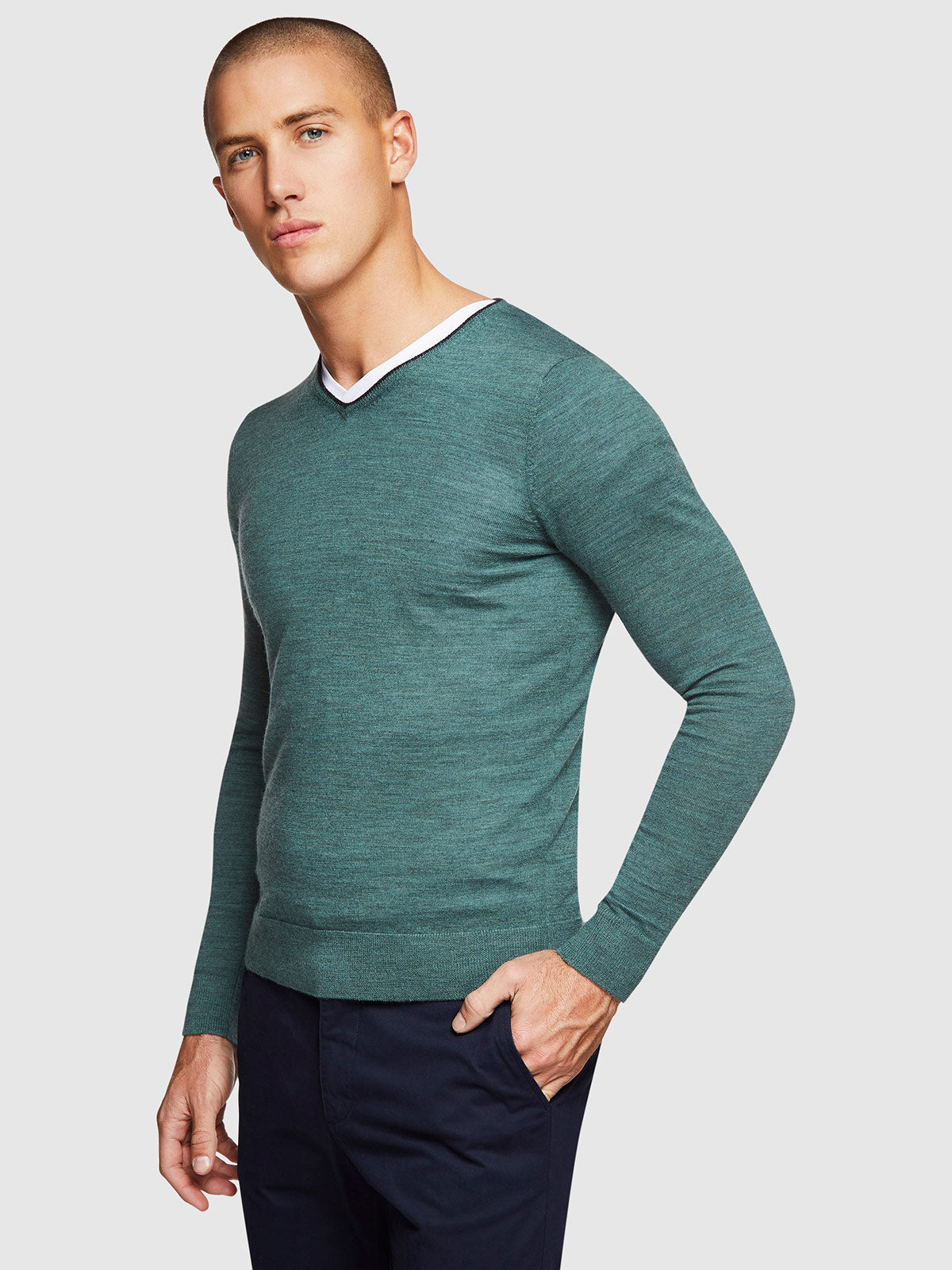 PERRY MERINO WOOL V-NECK KNIT