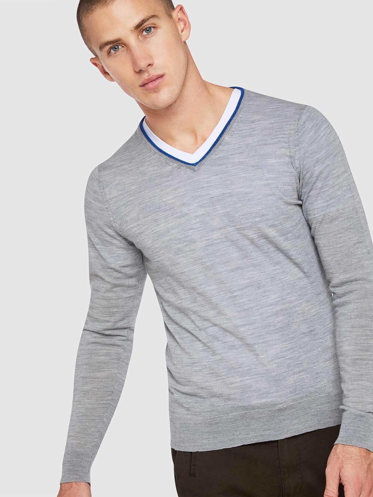 PERRY MERINO WOOL V-NECK KNIT