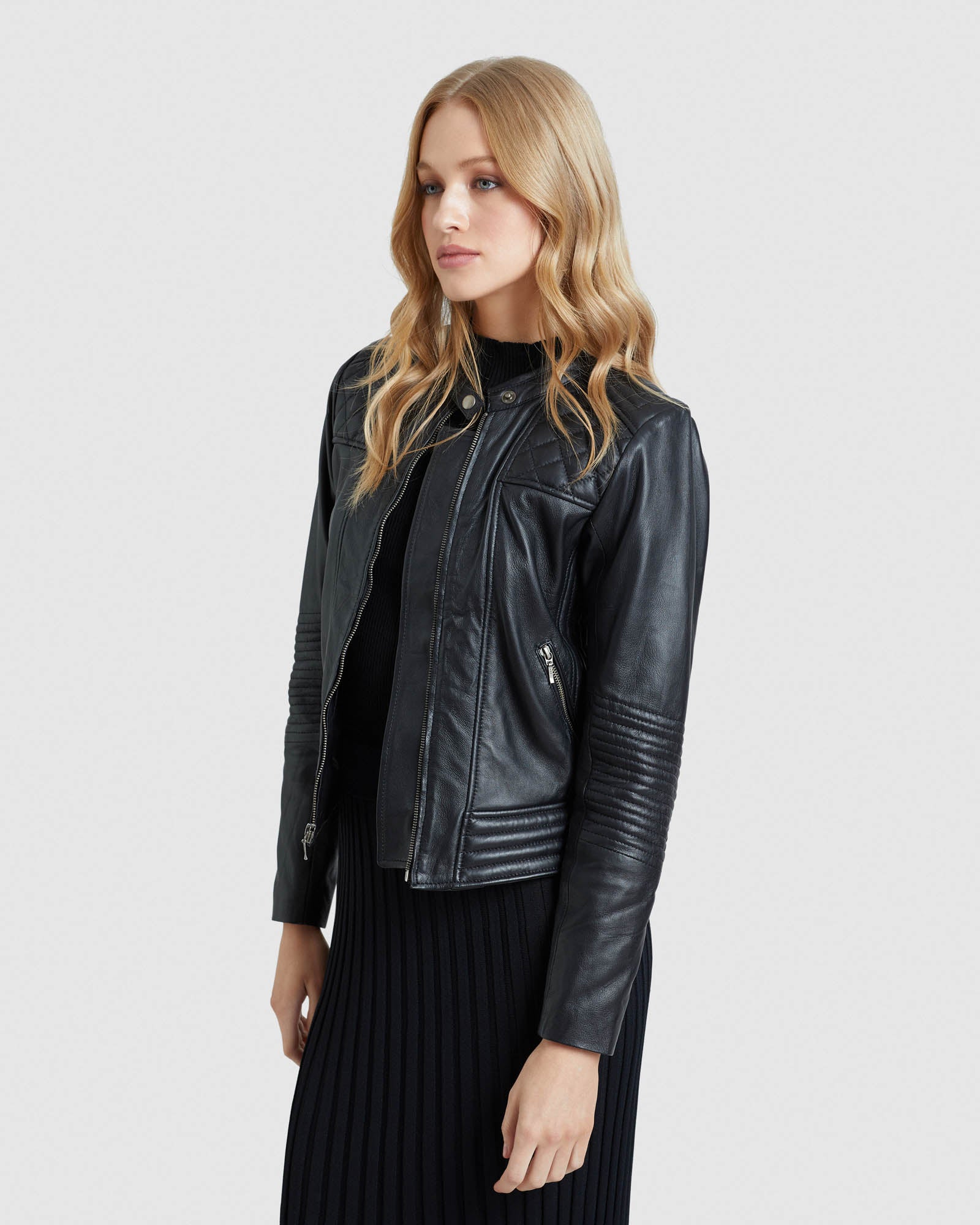 GRACIE LEATHER JACKET