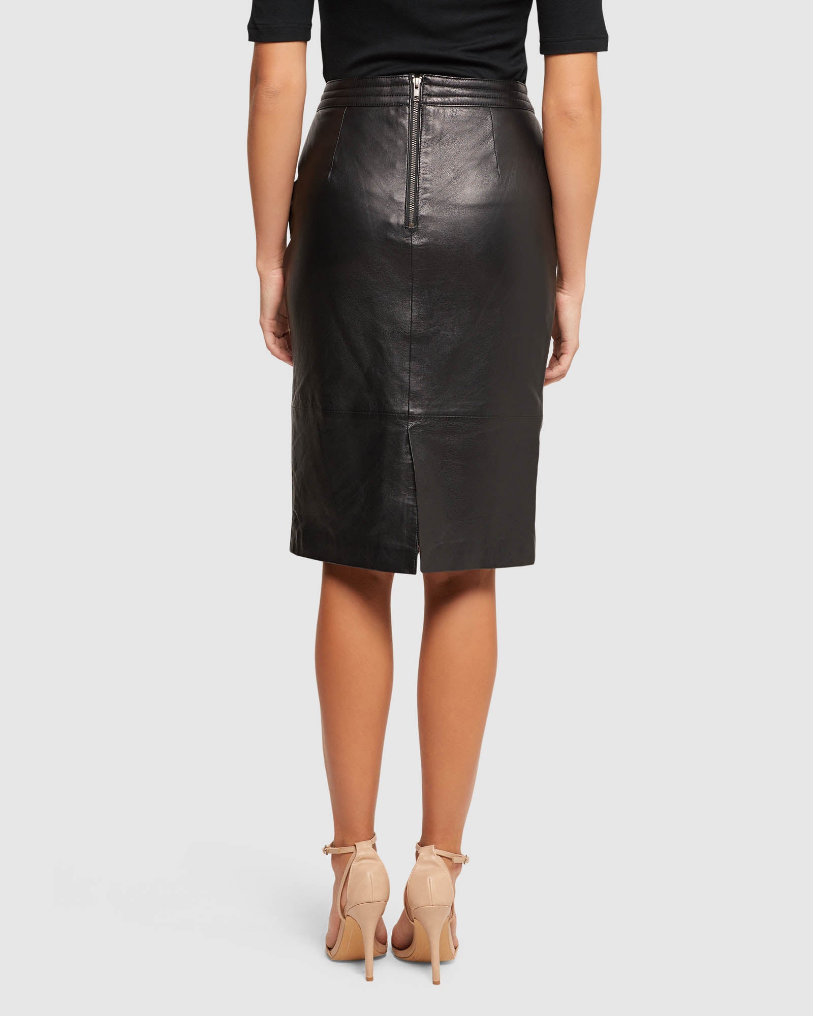 SCOUT LEATHER SKIRT