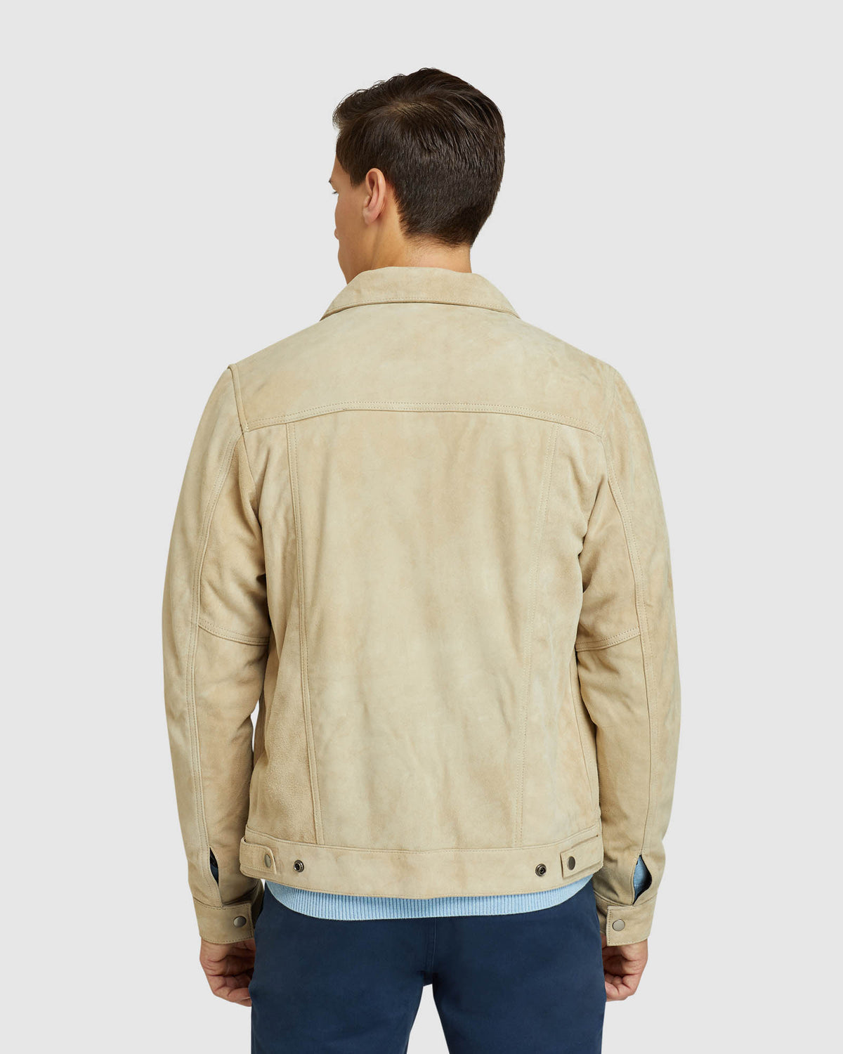 OLIVER GOAT SUEDE LEATHER JACKET – Oxford Shop