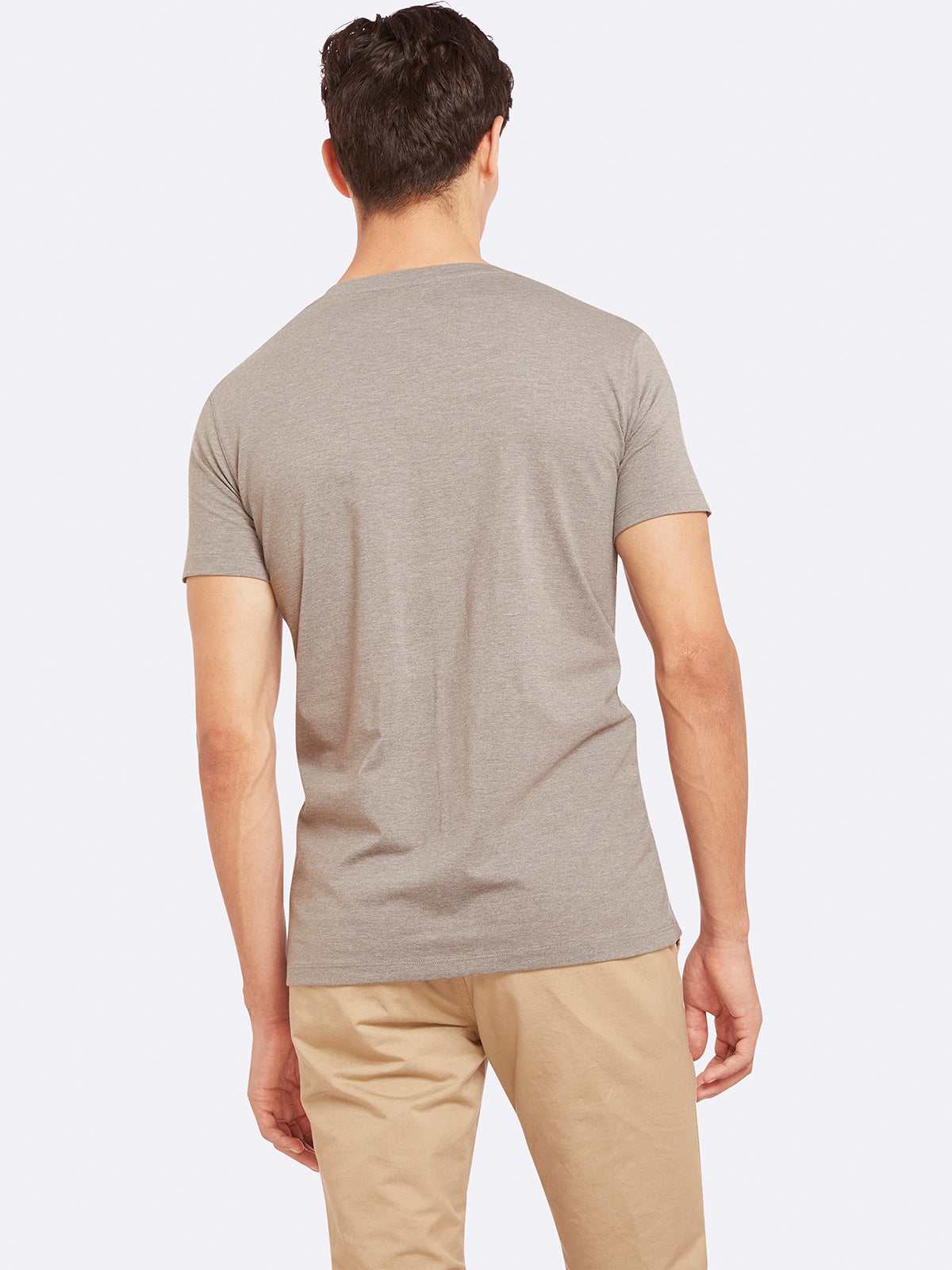 PETER STRETCH V-NECK T-SHIRT