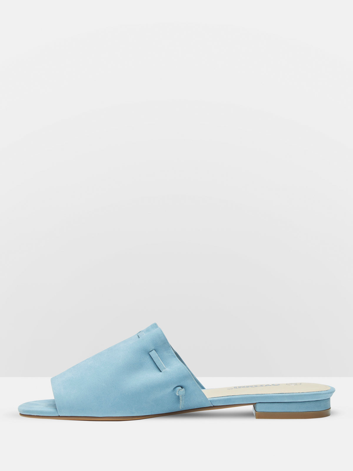 BELLA LEATHER FLAT SLIDES