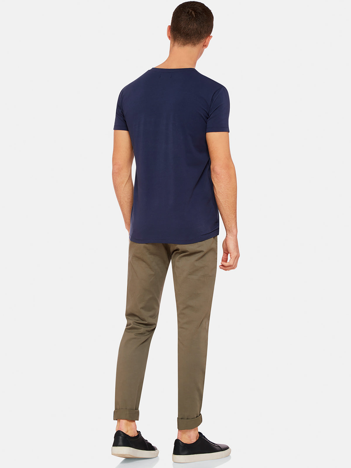 PETER STRETCH V-NECK T-SHIRT