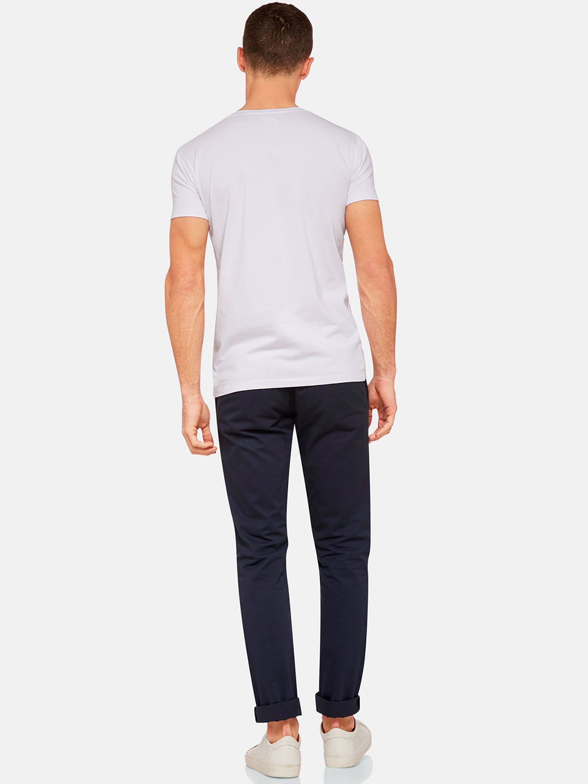 PETER STRETCH V-NECK T-SHIRT