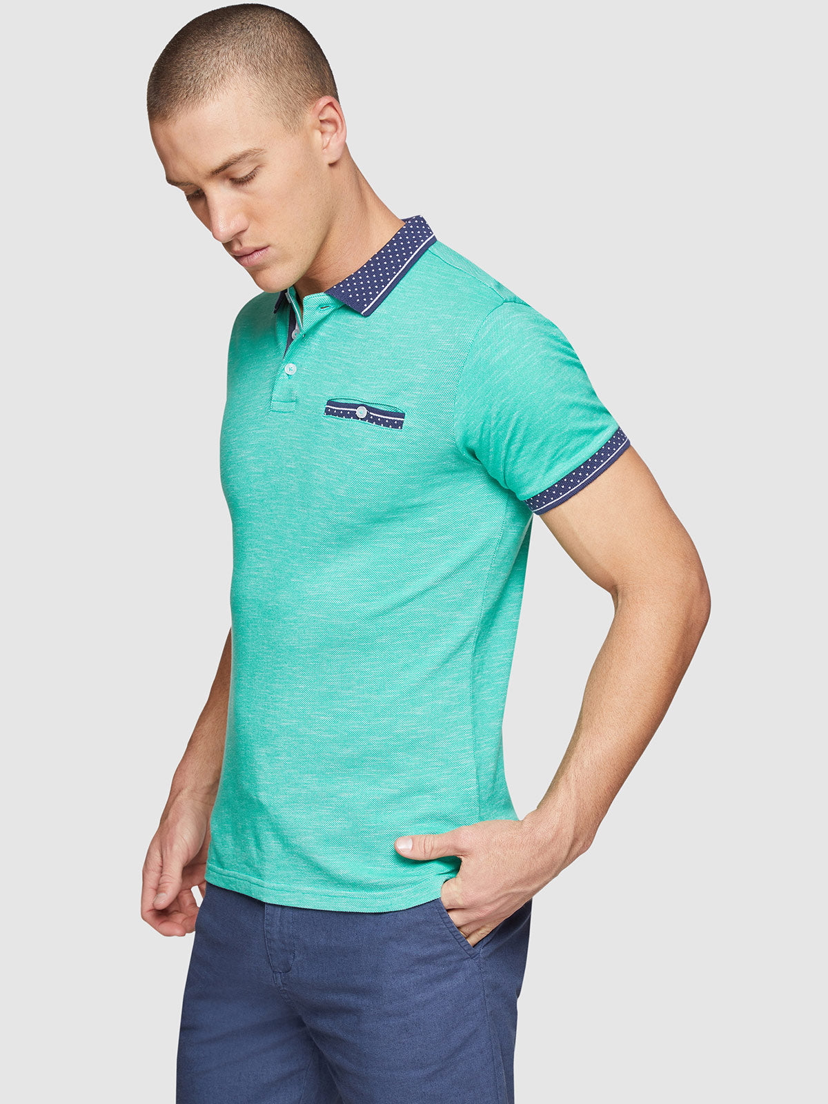 DANNY JACQUARD COLLAR POLO