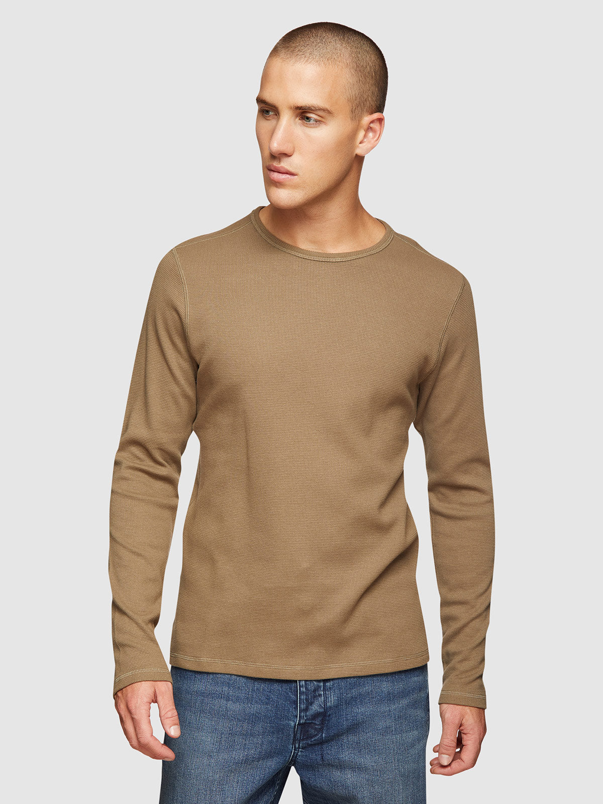 ALBERT WAFFLE LONG SLEEVE T-SHIRT