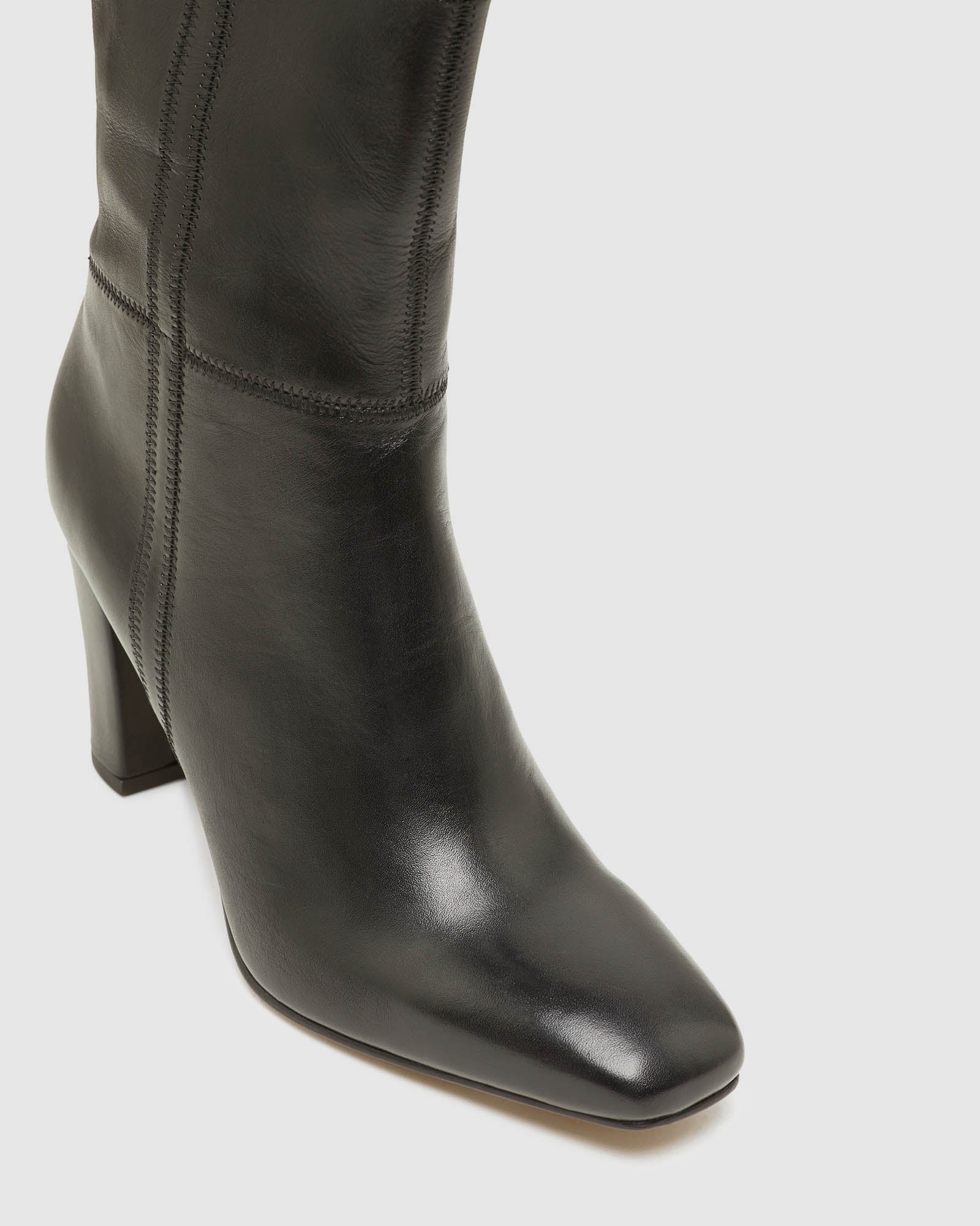 ADDISON LEATHER SOCK BOOTS