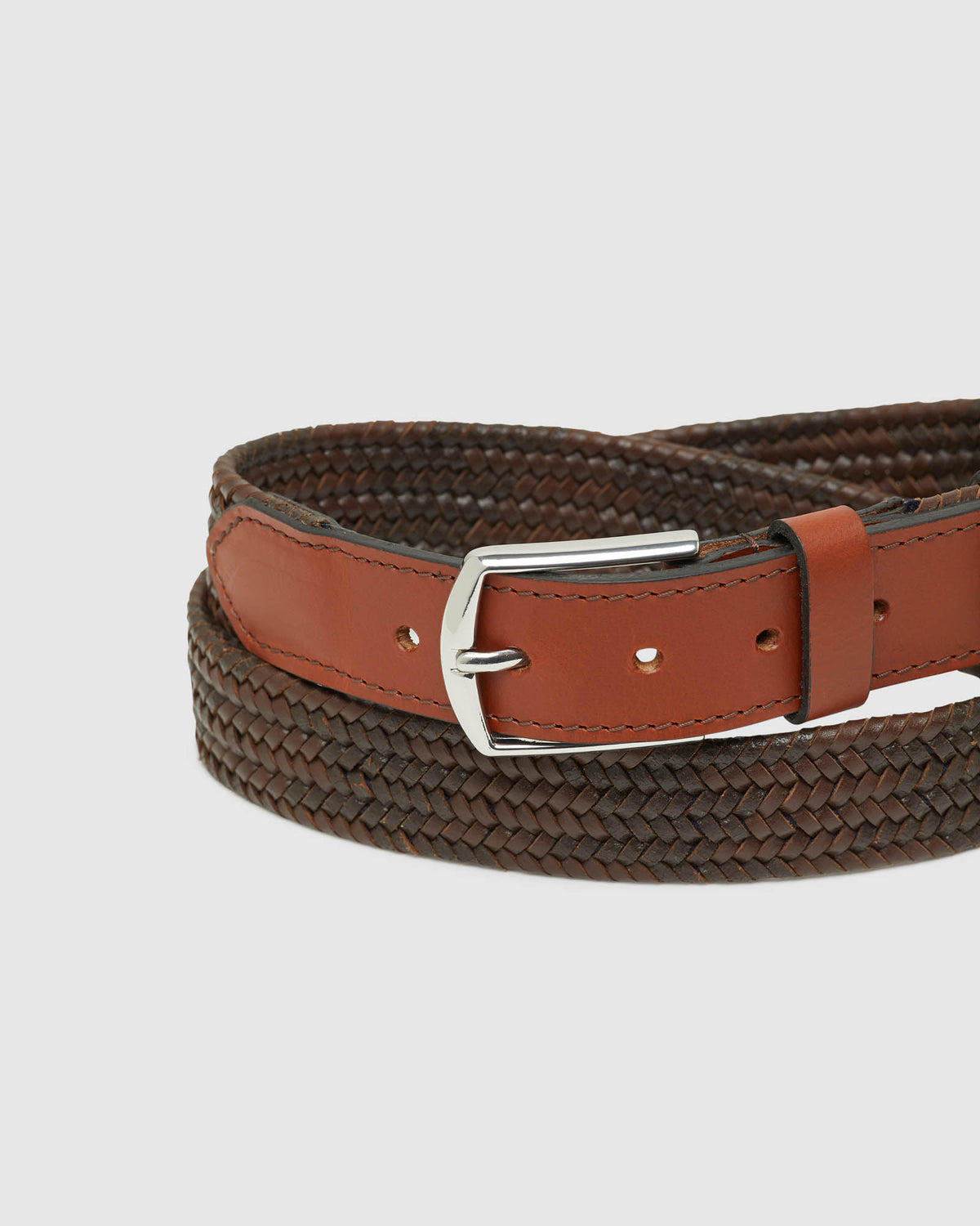 mens stretch woven belt