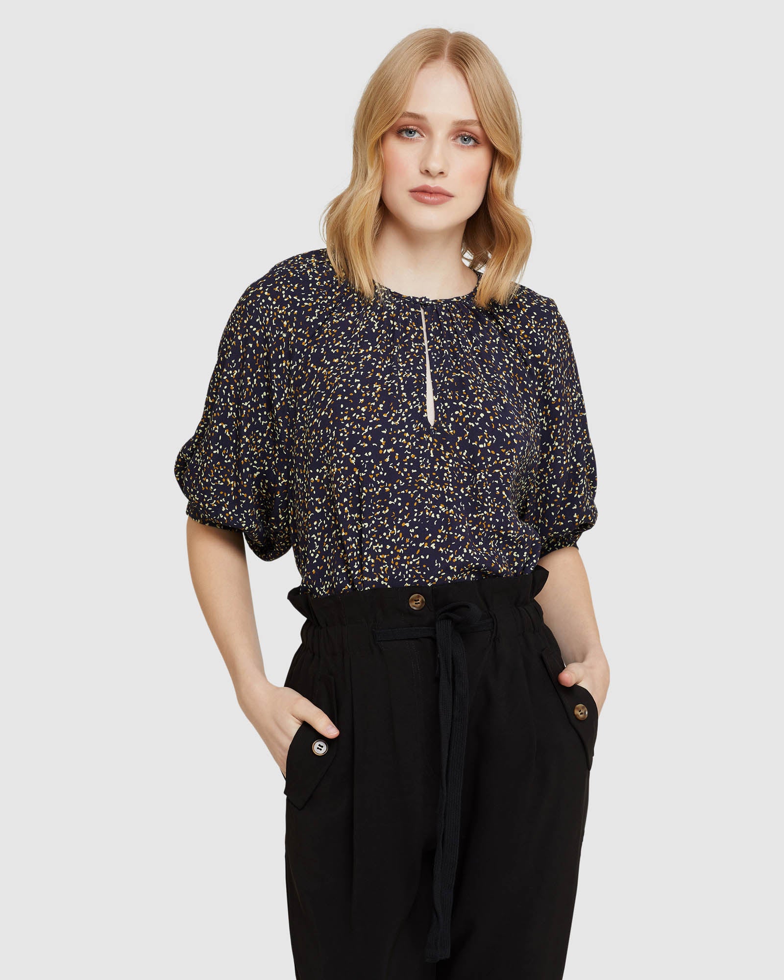 CARTER BLACK CONFETTI TOP