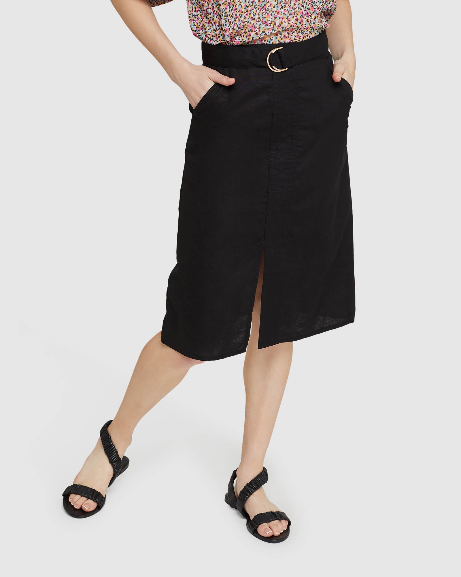 NOAH LINEN SKIRT