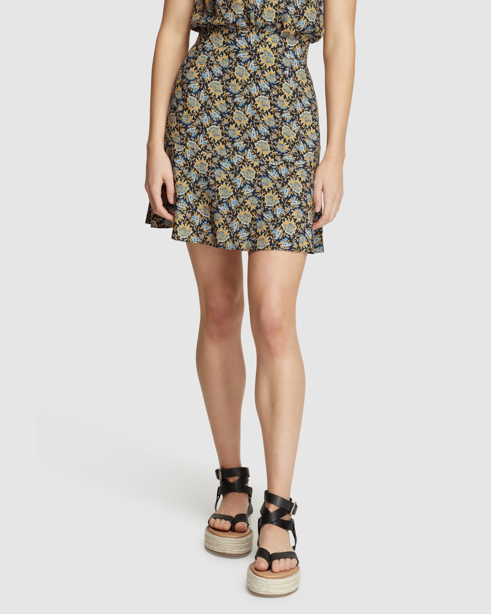 SABRINA FLORAL PRINT SKIRT