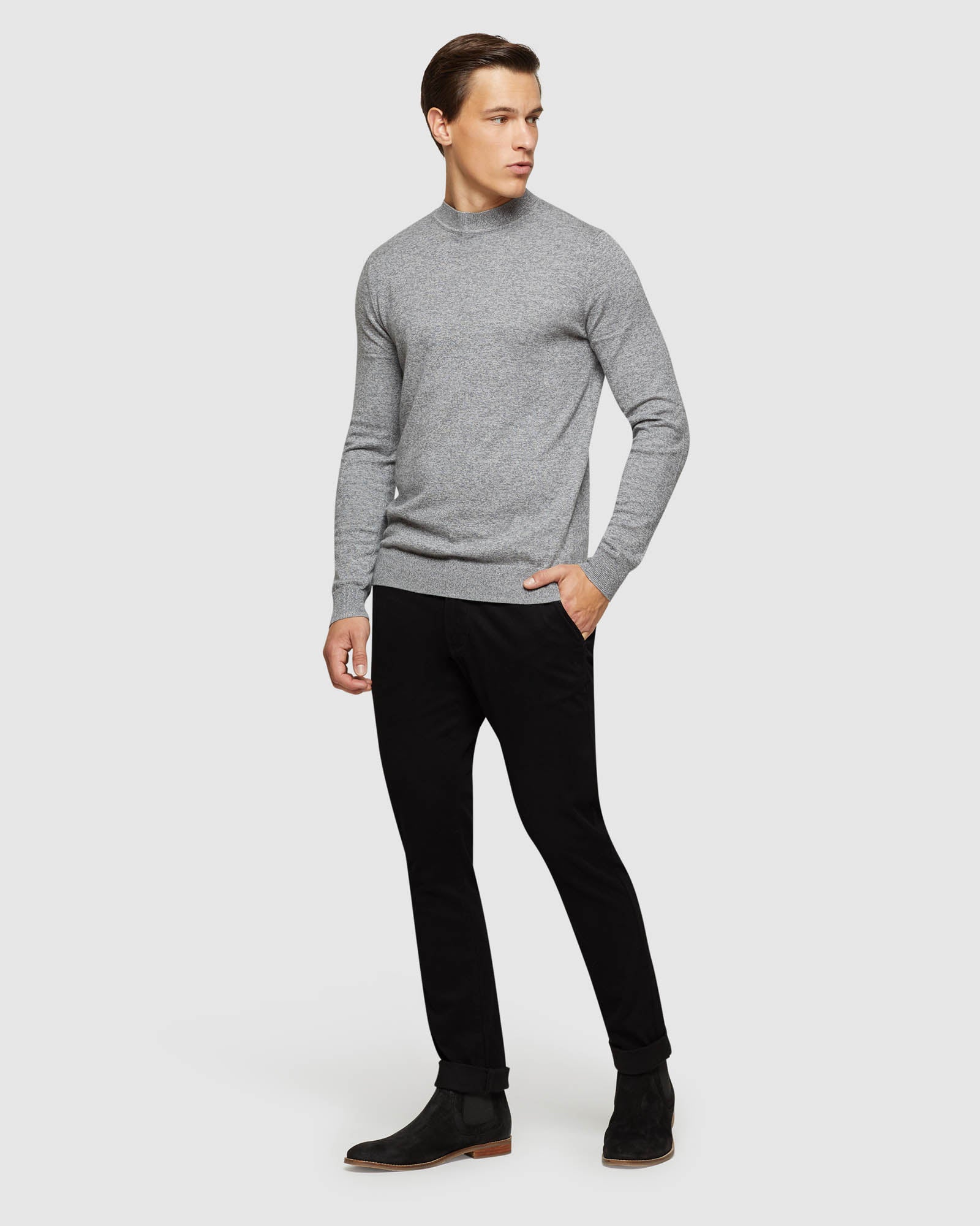 BART FUNNEL NECK KNIT