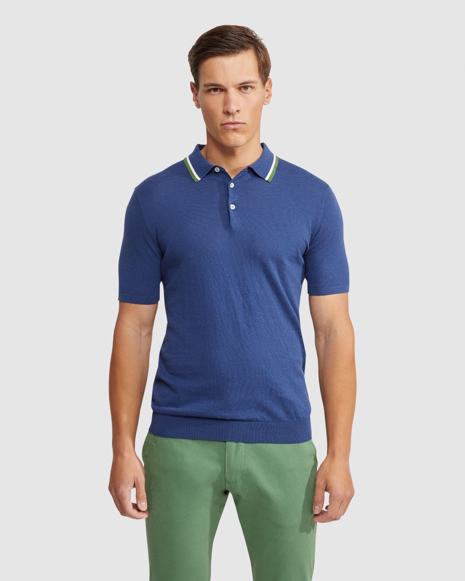 NEWTON KNITTED COTTON POLO