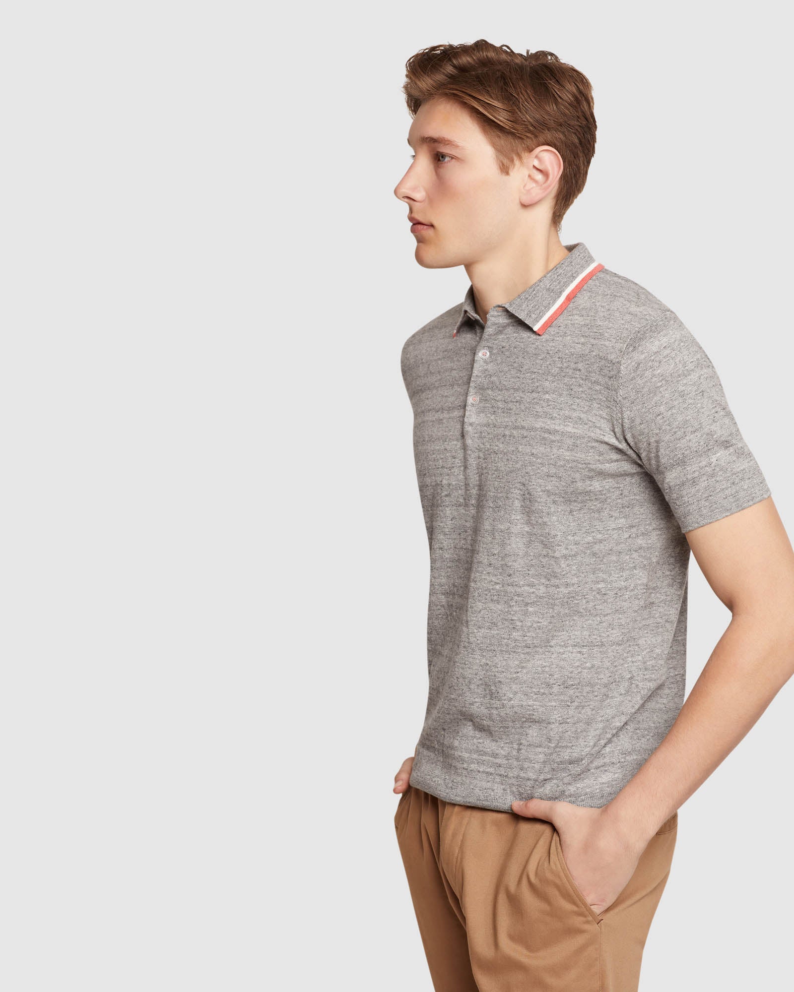 NEWTON KNITTED COTTON POLO