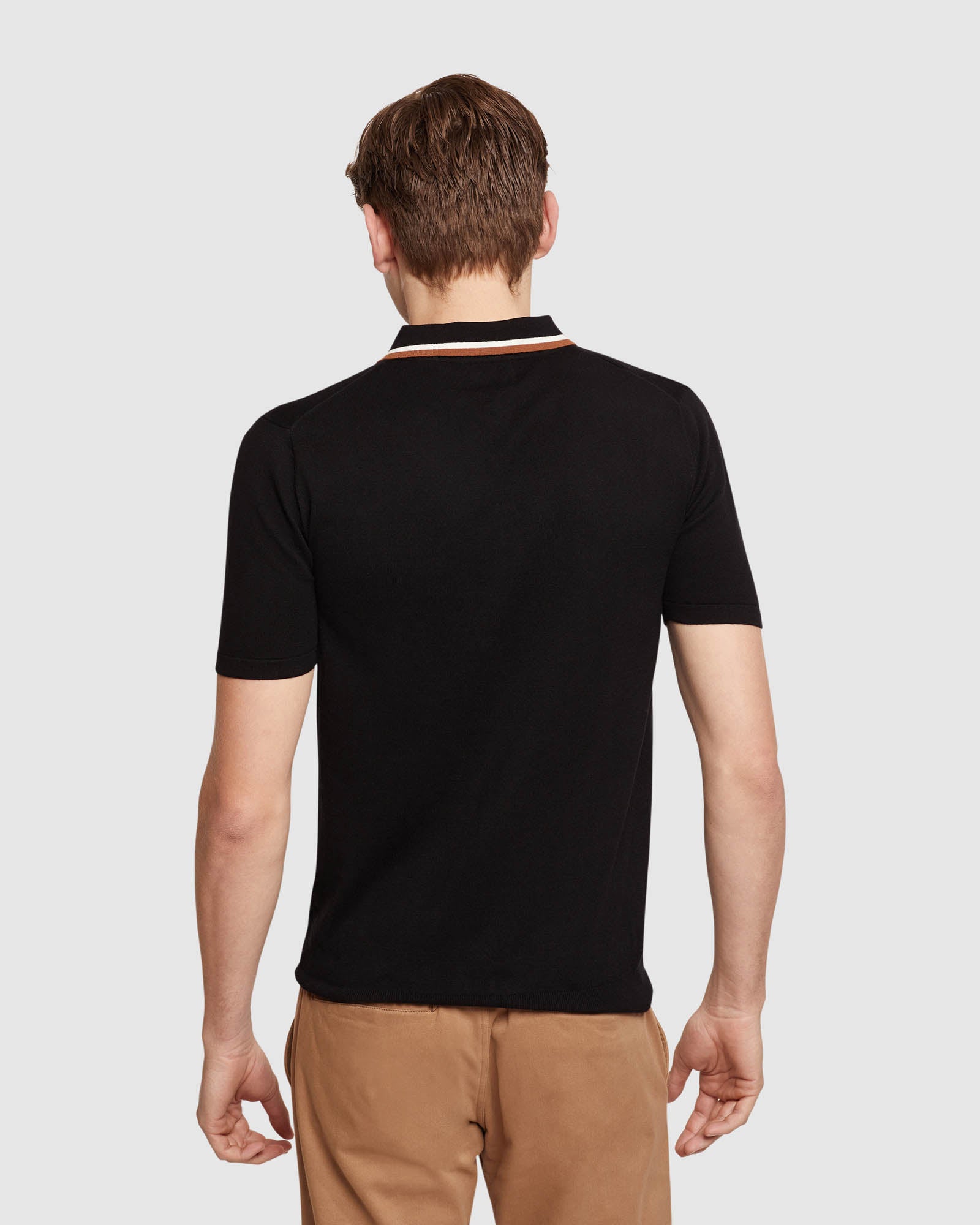 NEWTON KNITTED COTTON POLO