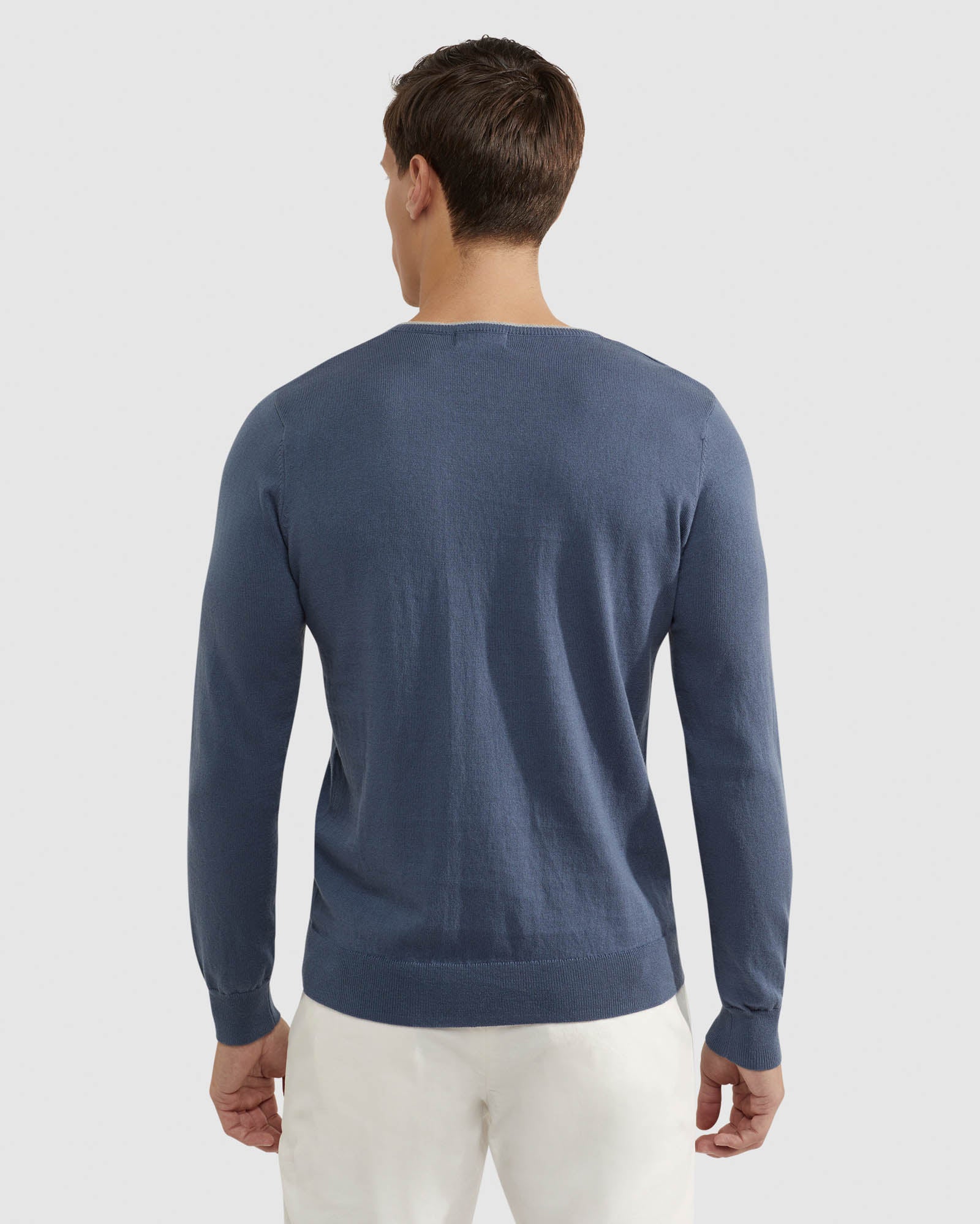 LENNY V NECK CASHMERE BLEND PULLOVR