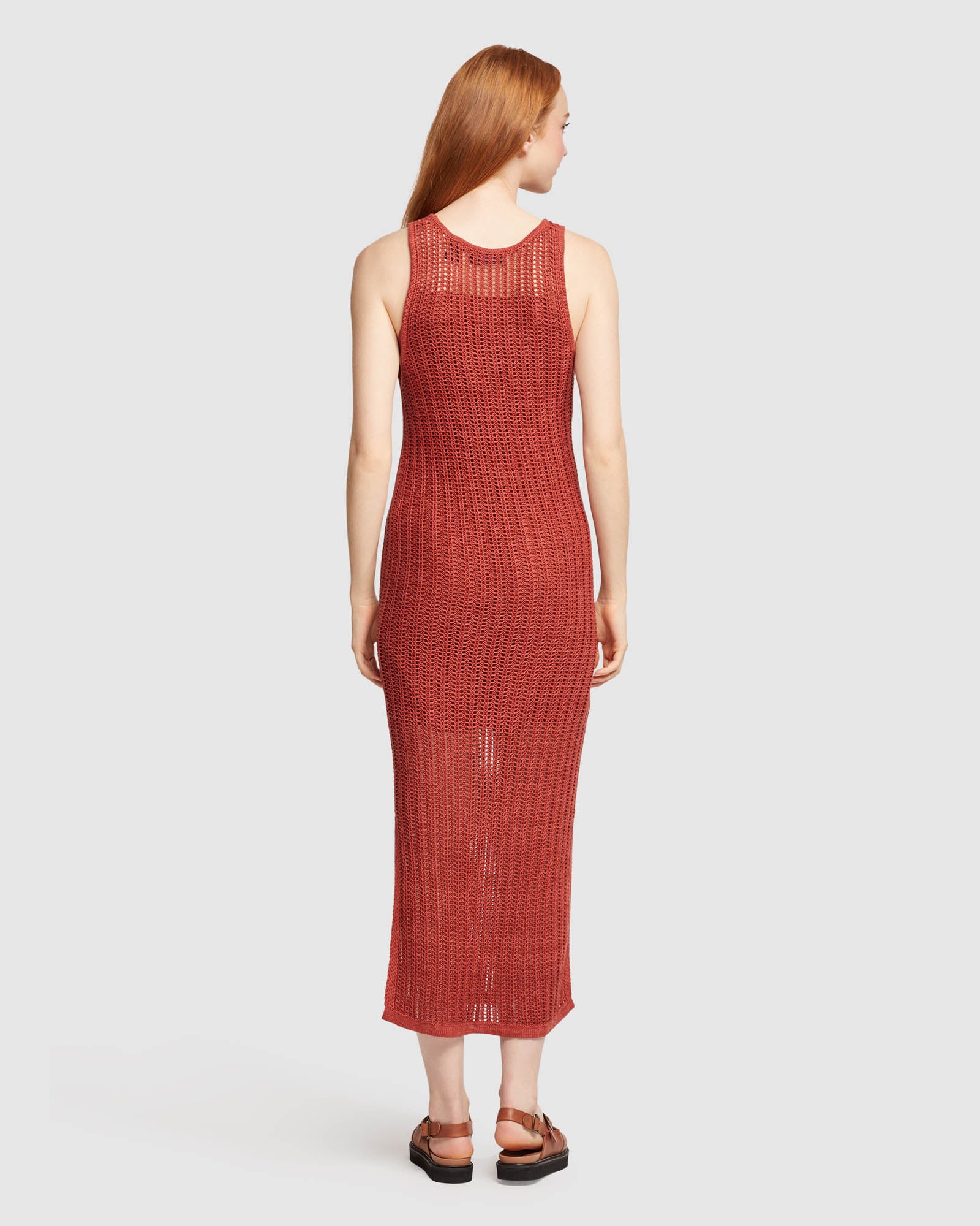 KATHERINE KNIT DRESS WITH SLIP