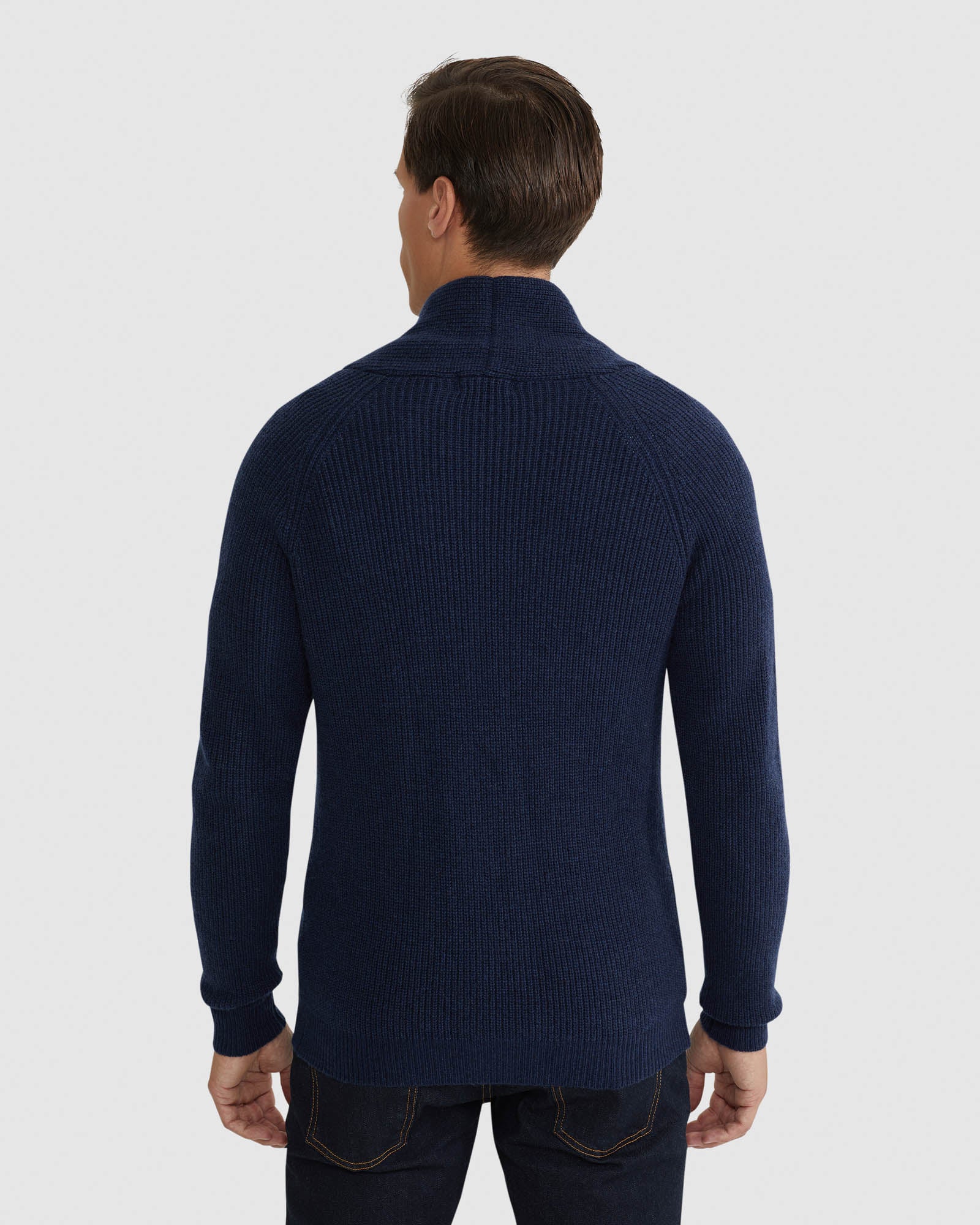 OSCAR WOOL RICH KNIT CARDIGAN