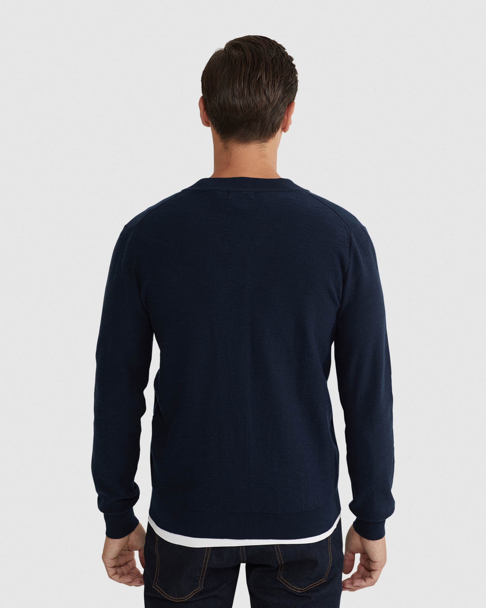 RYAN COTTON BLEND KNIT ZIP TOP