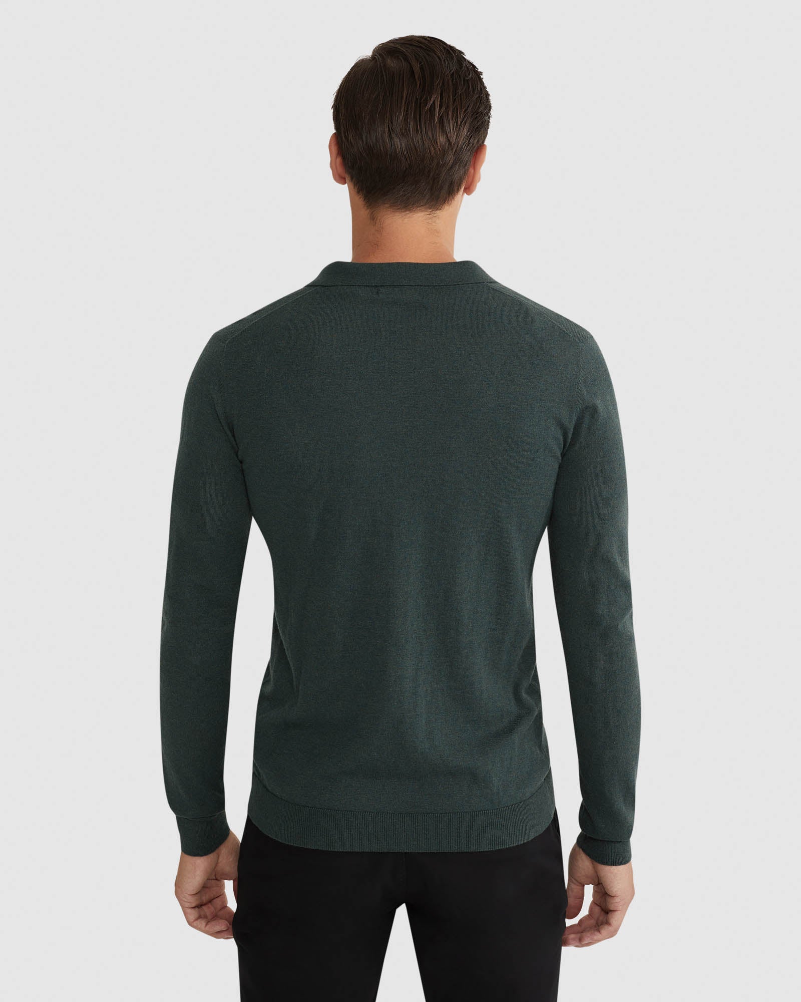 BLAIR V-NECK POLO SWEATER