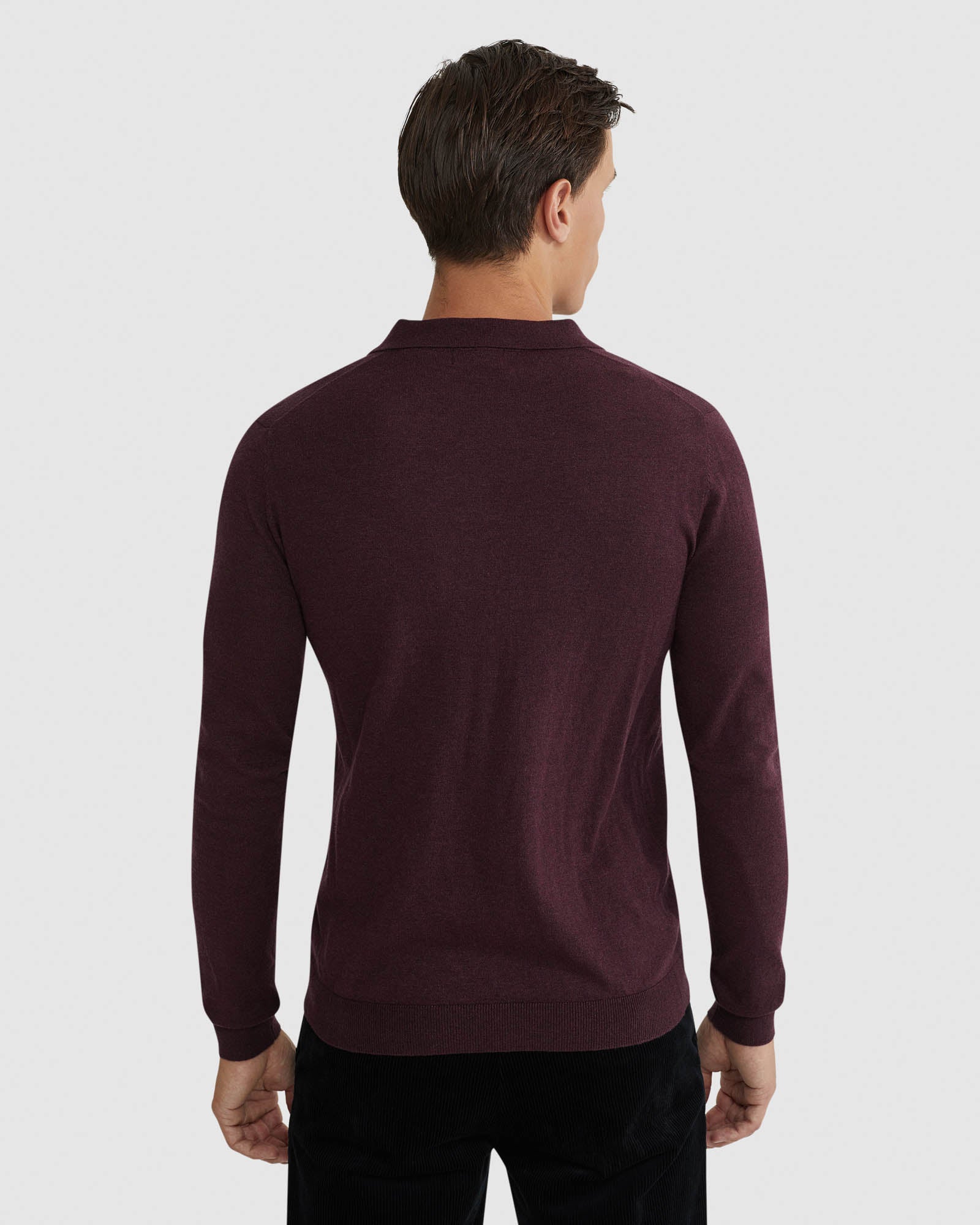 BLAIR V-NECK POLO SWEATER