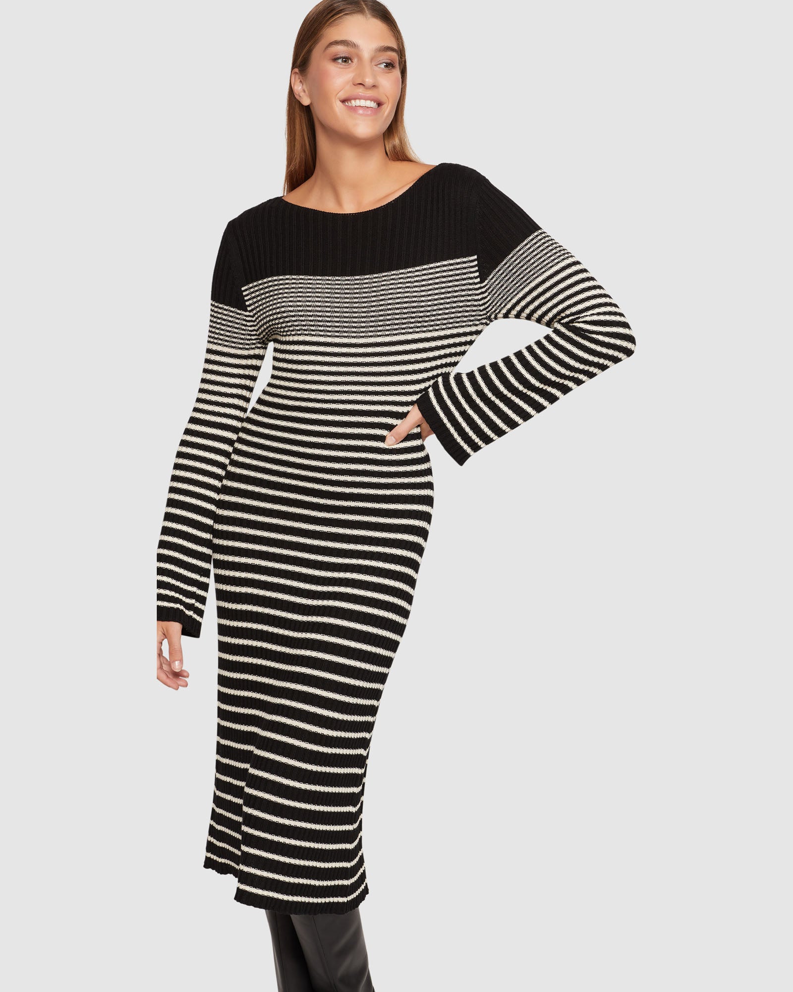 ROXIE STRIPE DRESS