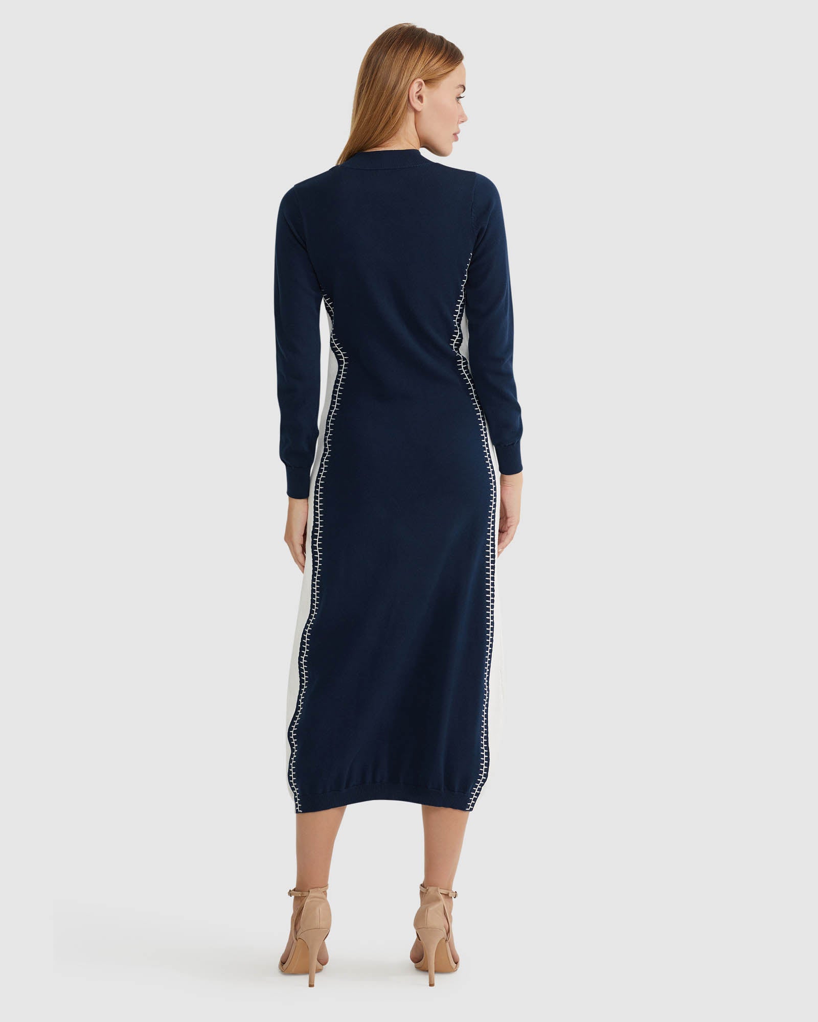 ELLEN KNIT DRESS WITH STITCH