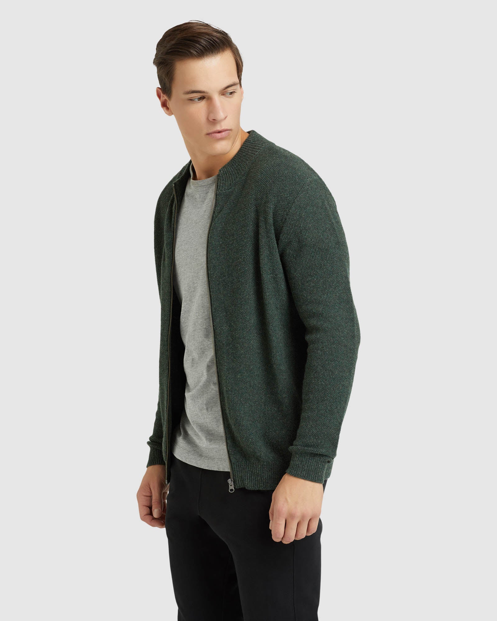 ARCHIE ZIP UP CARDIGAN