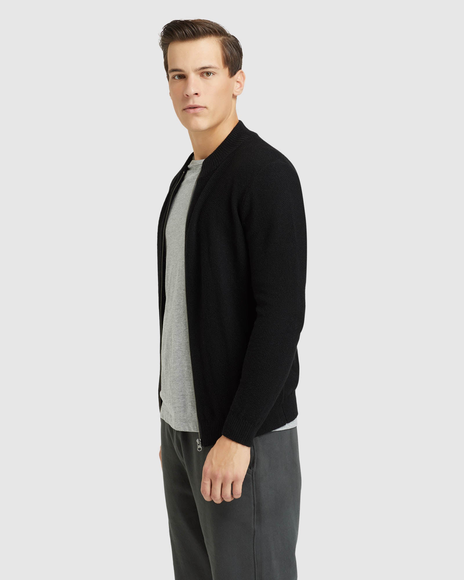 ARCHIE ZIP UP CARDIGAN