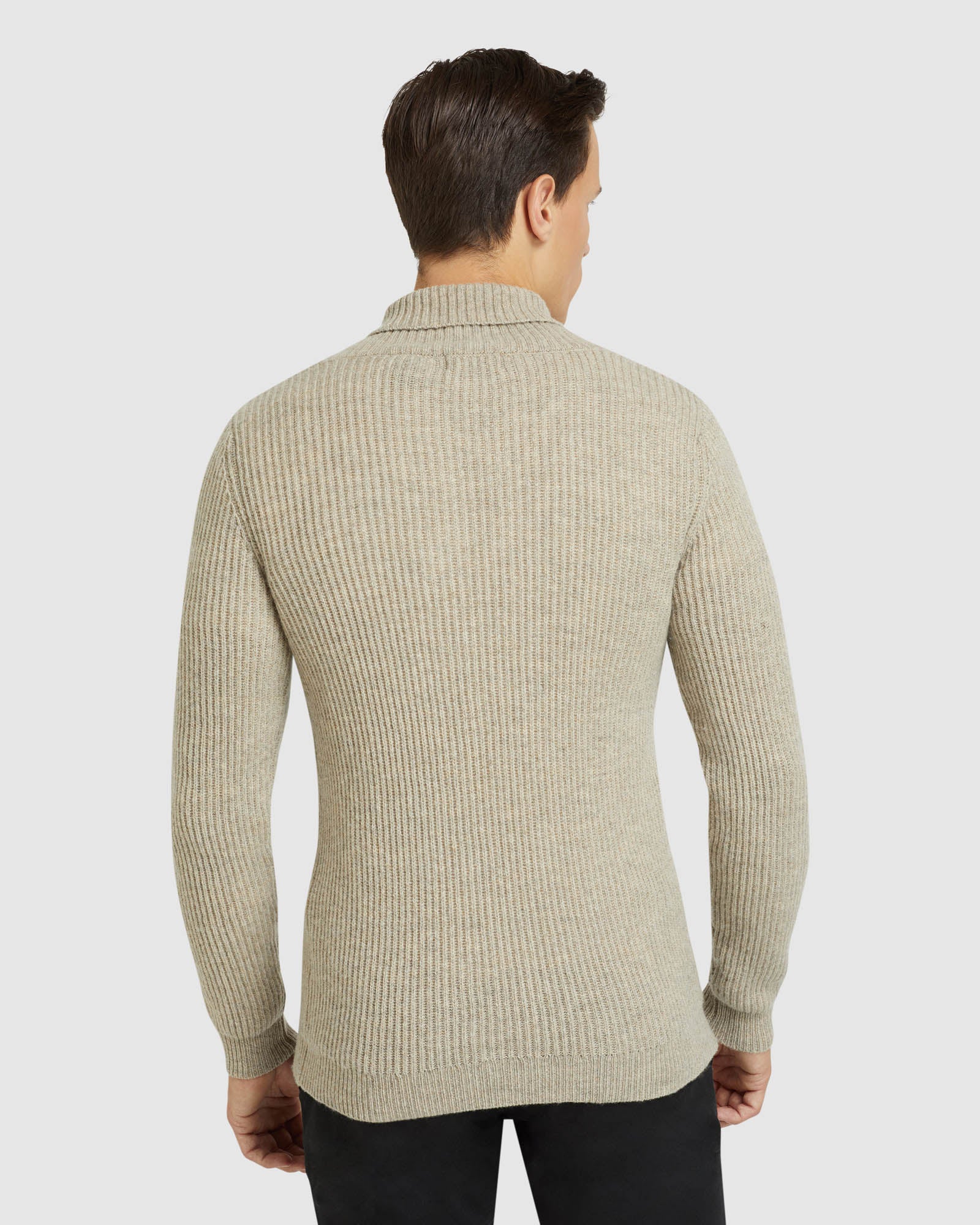 HARVEY SHAWL NECK KNIT