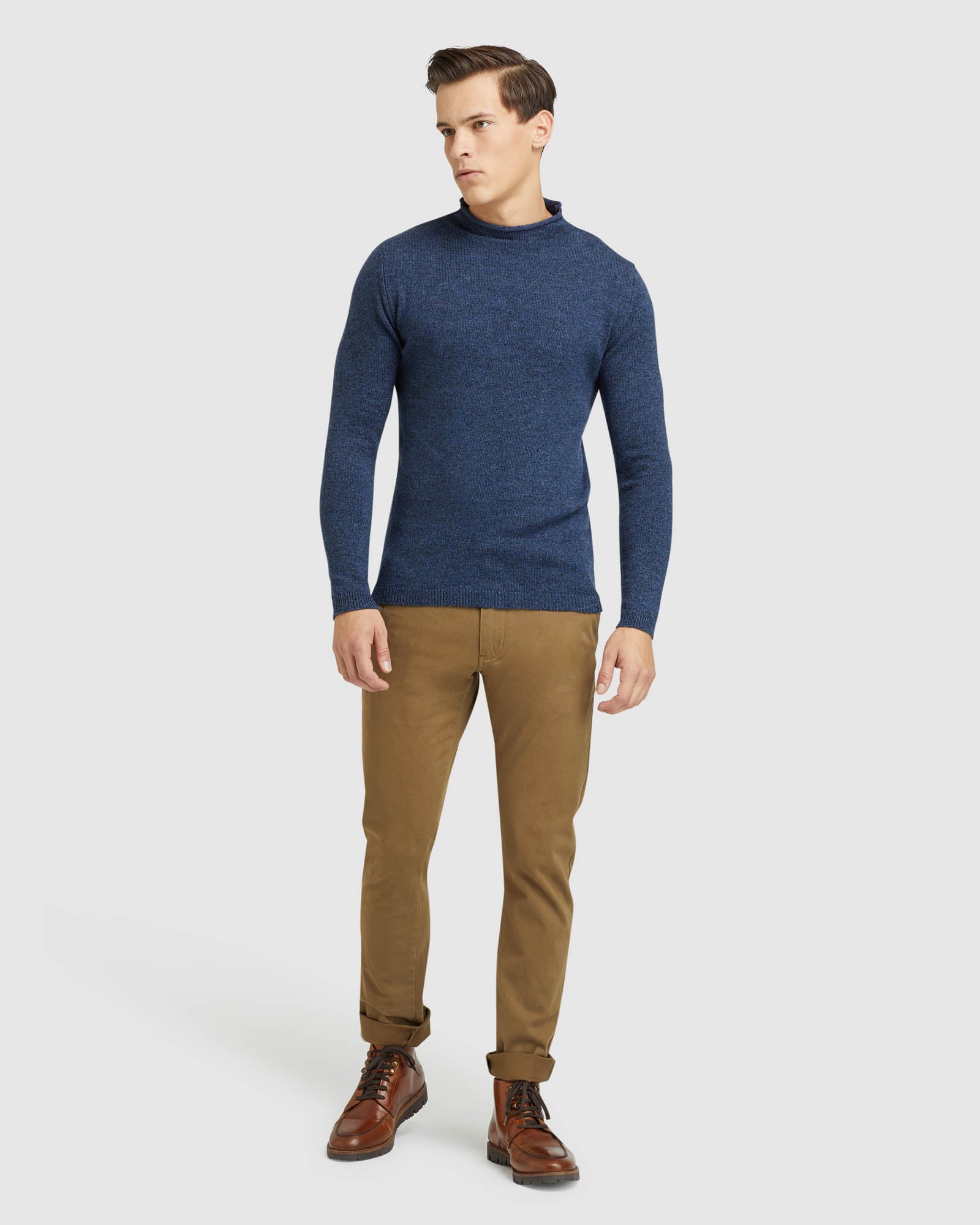 ARCHER FUNNEL NECK KNIT