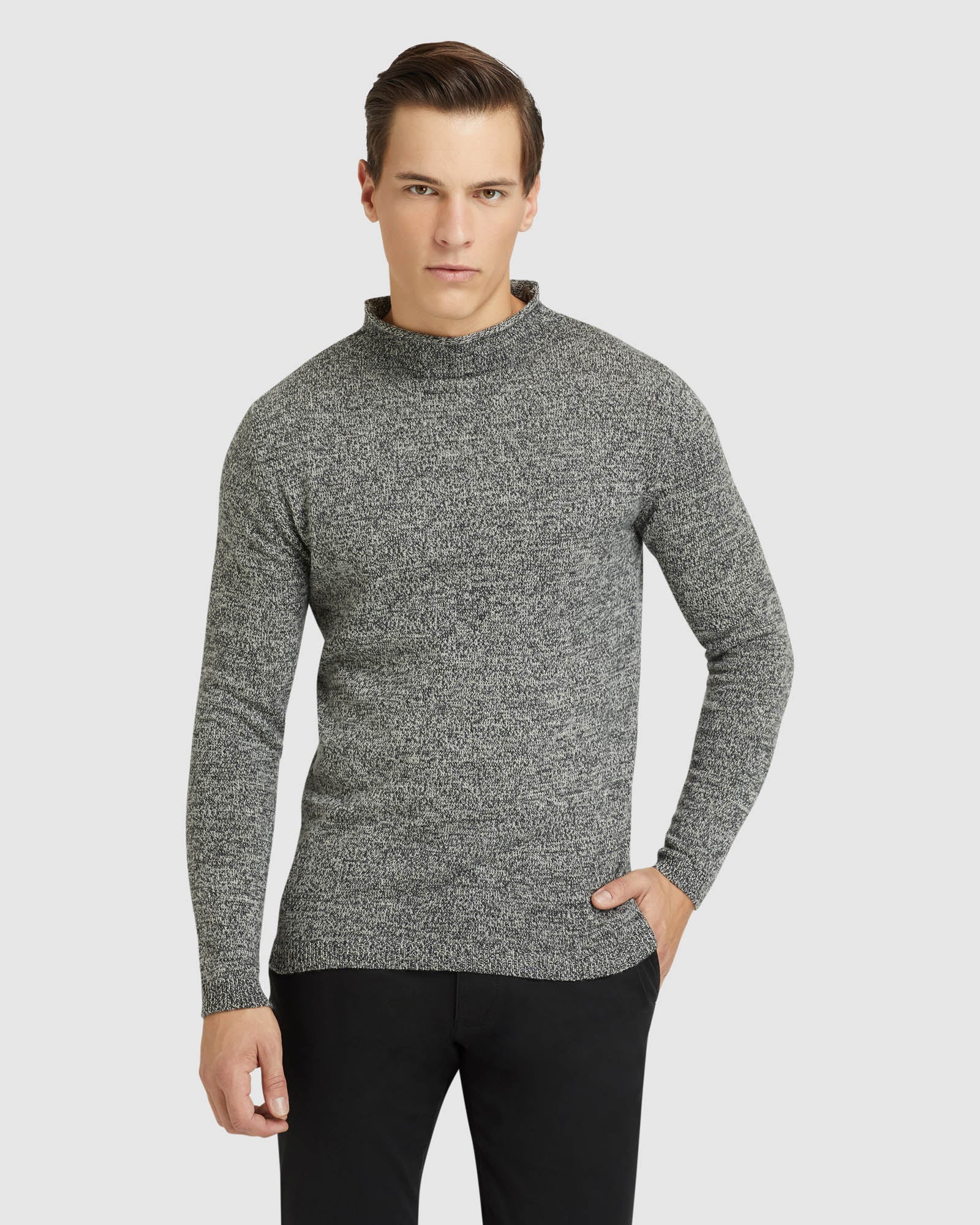 ARCHER FUNNEL NECK KNIT