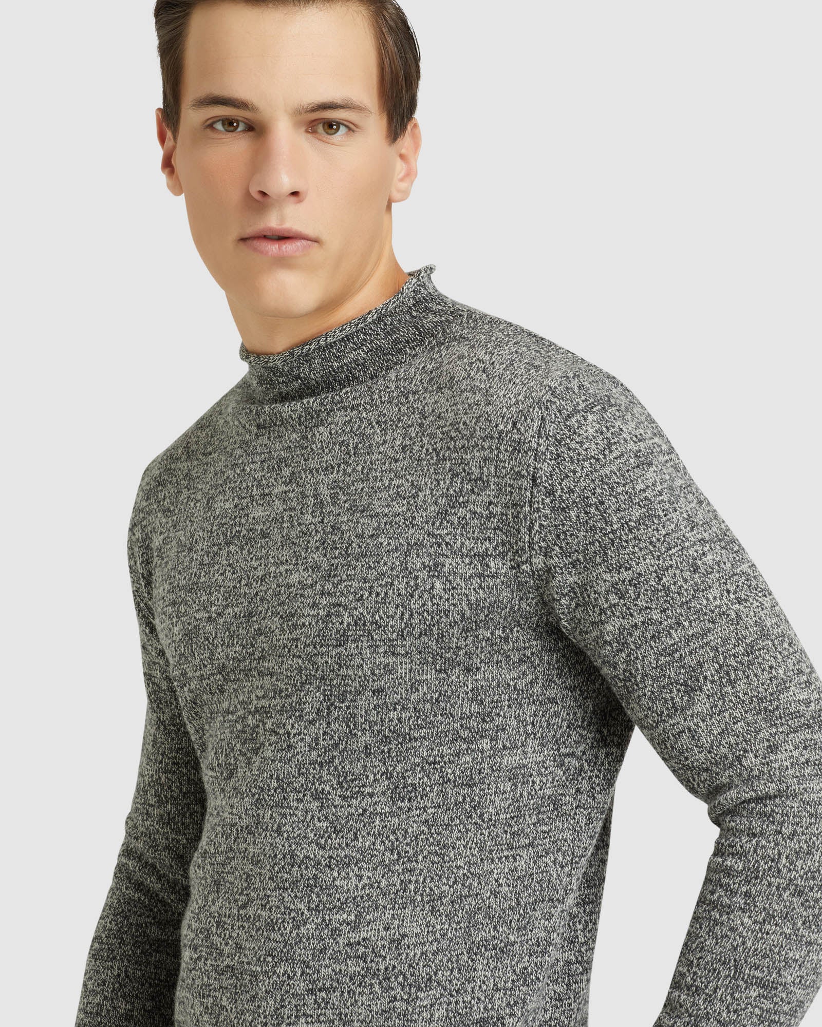 ARCHER FUNNEL NECK KNIT