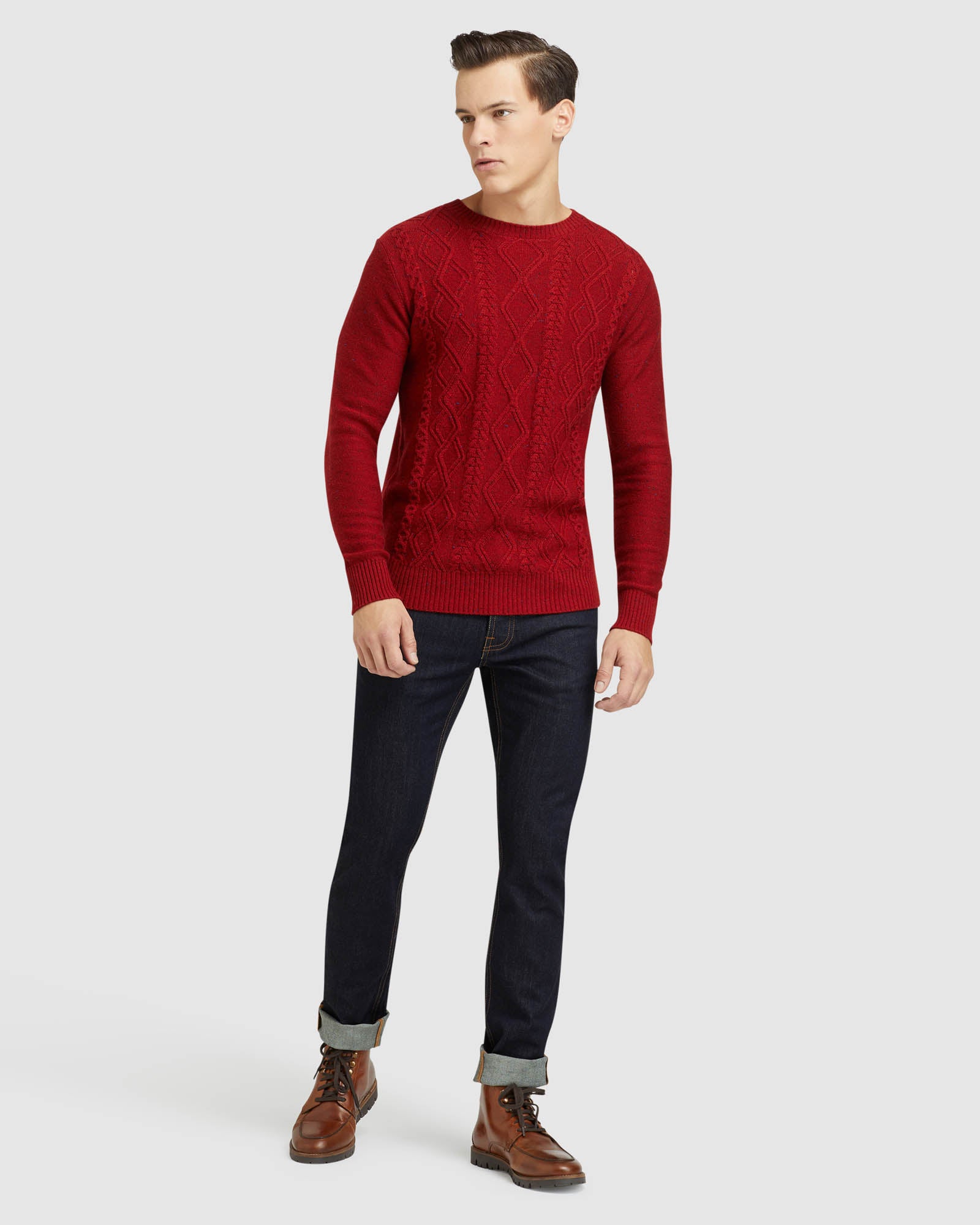 BECKETT CABLE DONEGAL KNIT