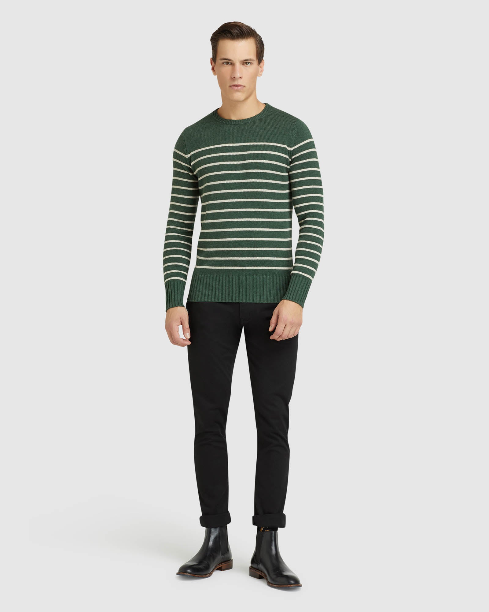 CARLO STRIPED KNIT