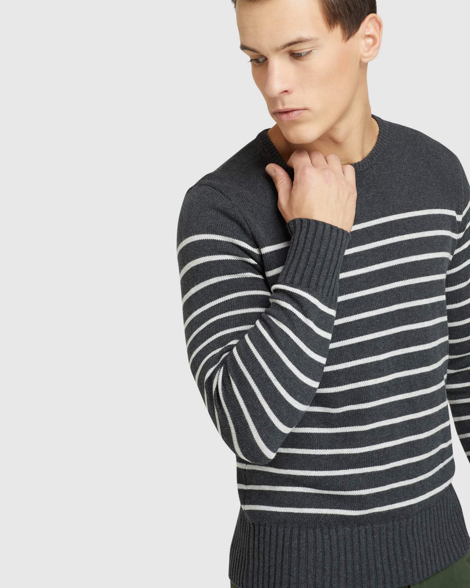 CARLO STRIPED KNIT