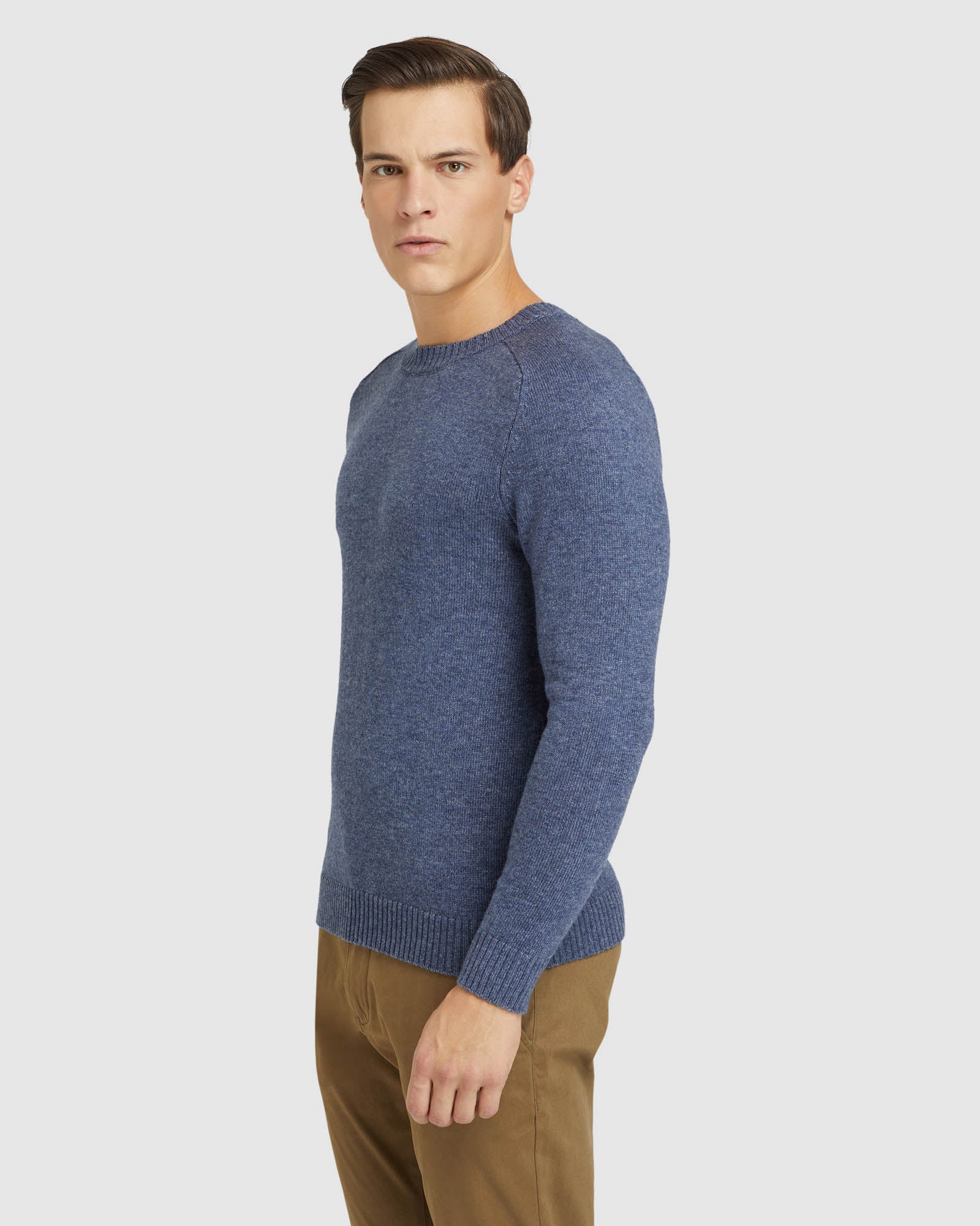 RITCHIE CREW NECK LAMBSWOOL KNIT