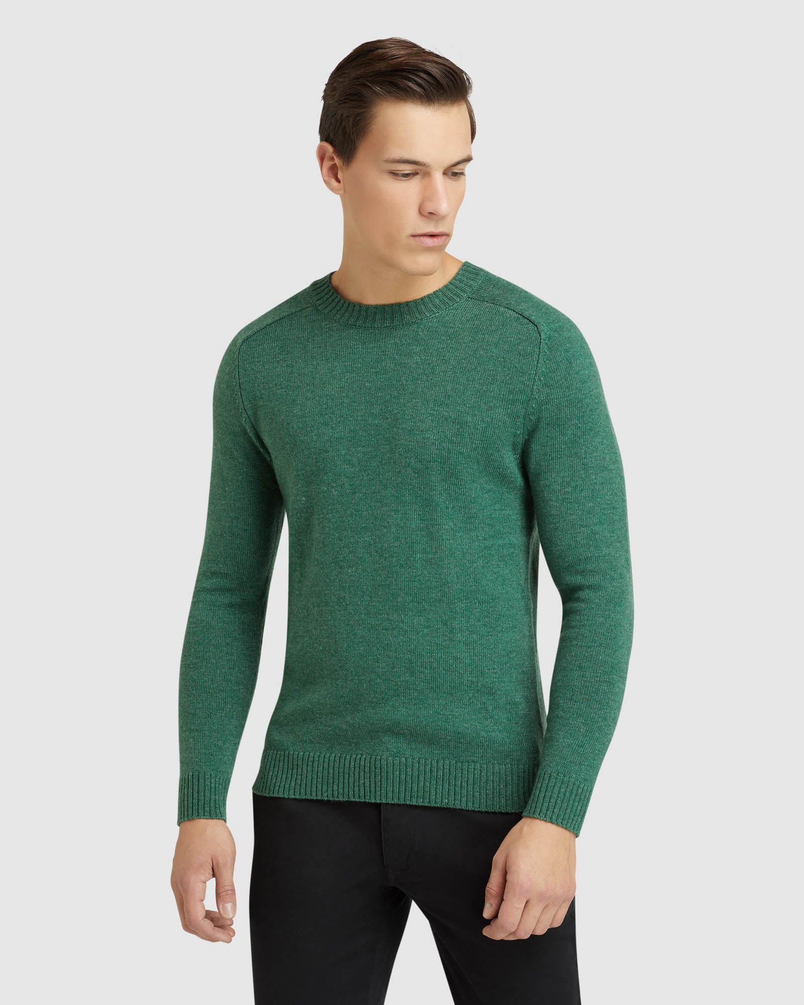 RITCHIE CREW NECK LAMBSWOOL KNIT