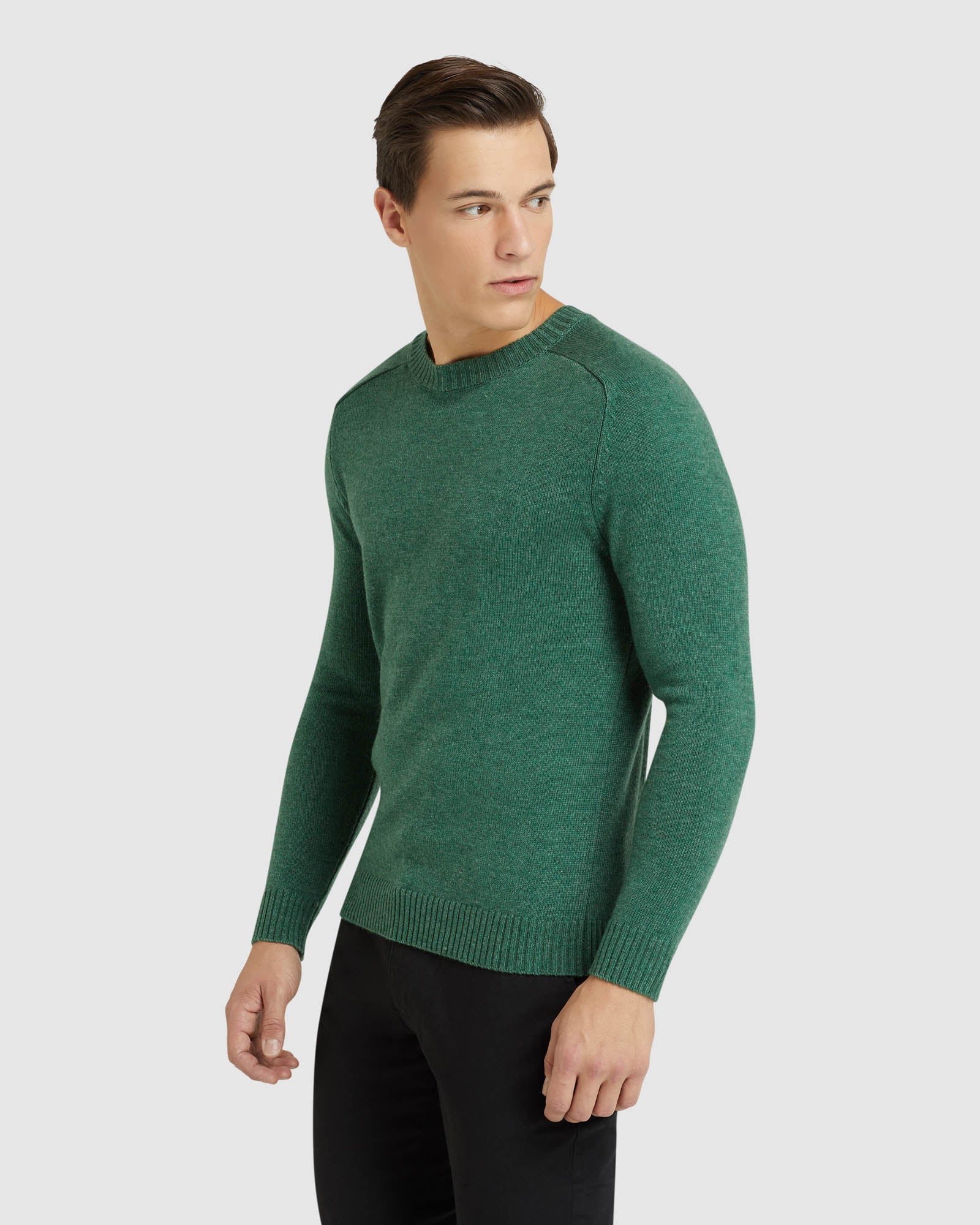 RITCHIE CREW NECK LAMBSWOOL KNIT