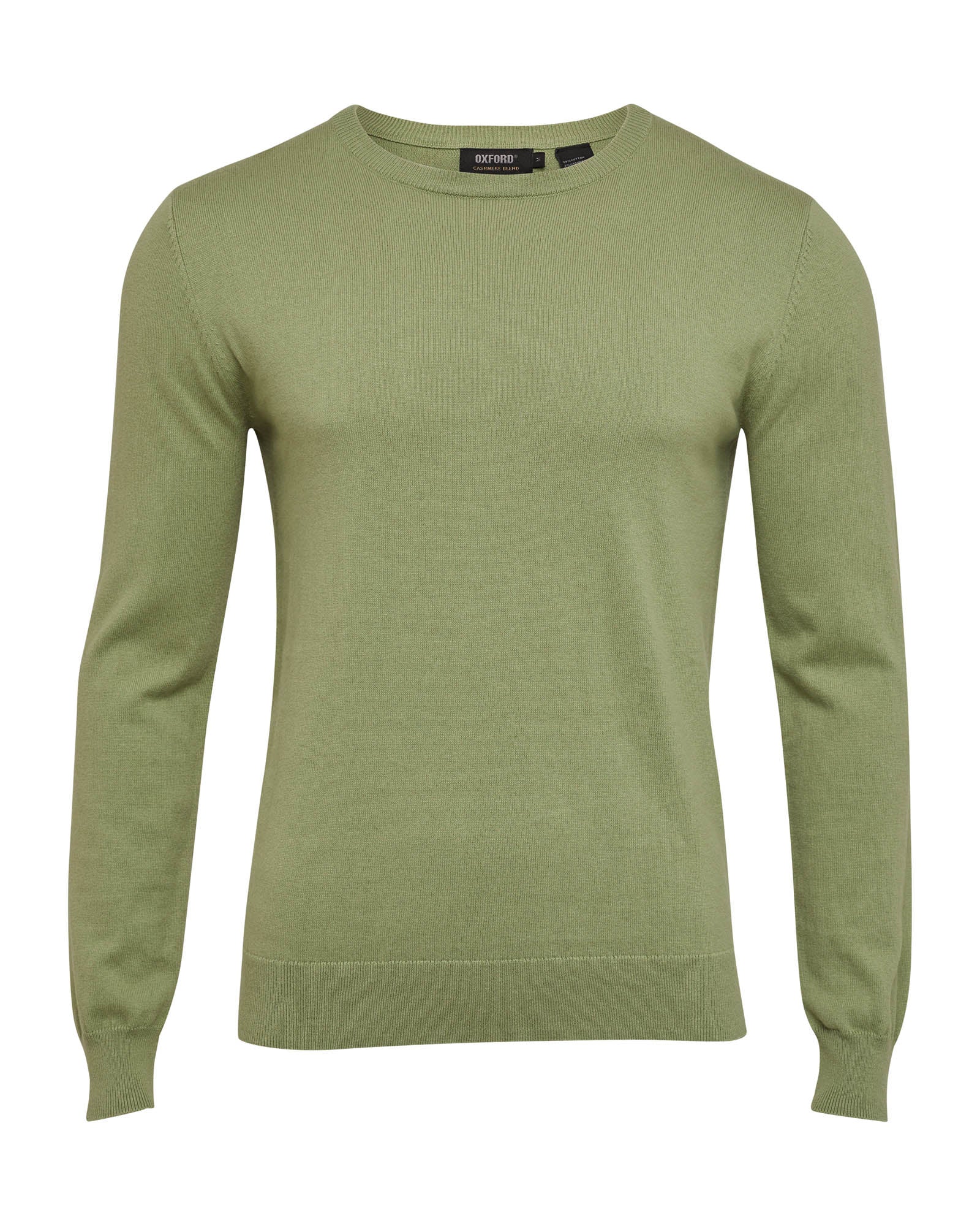 CREW NECK COTTON CASHMERE PULLOVER