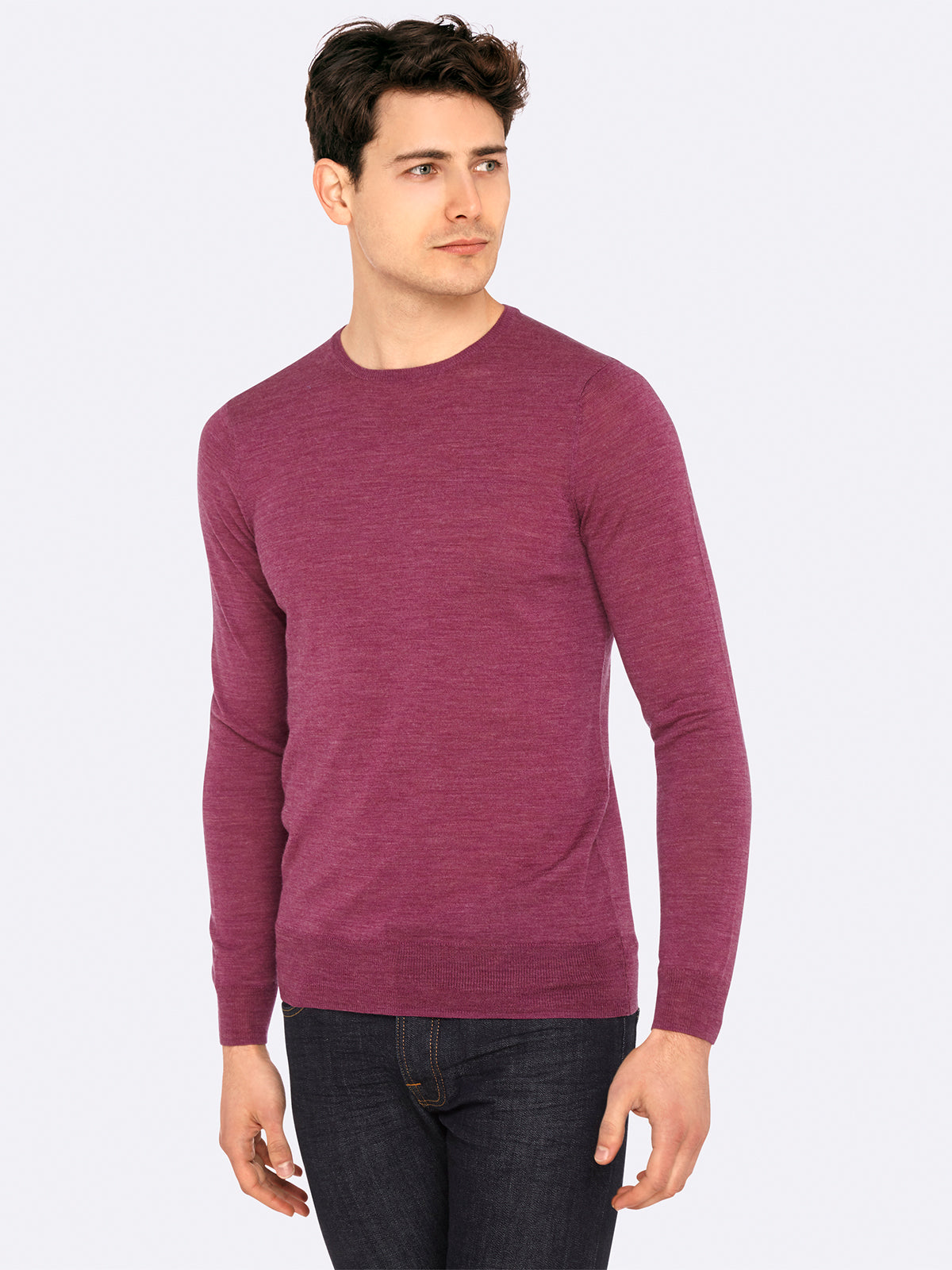 MERINO WOOL CREW PULLOVER