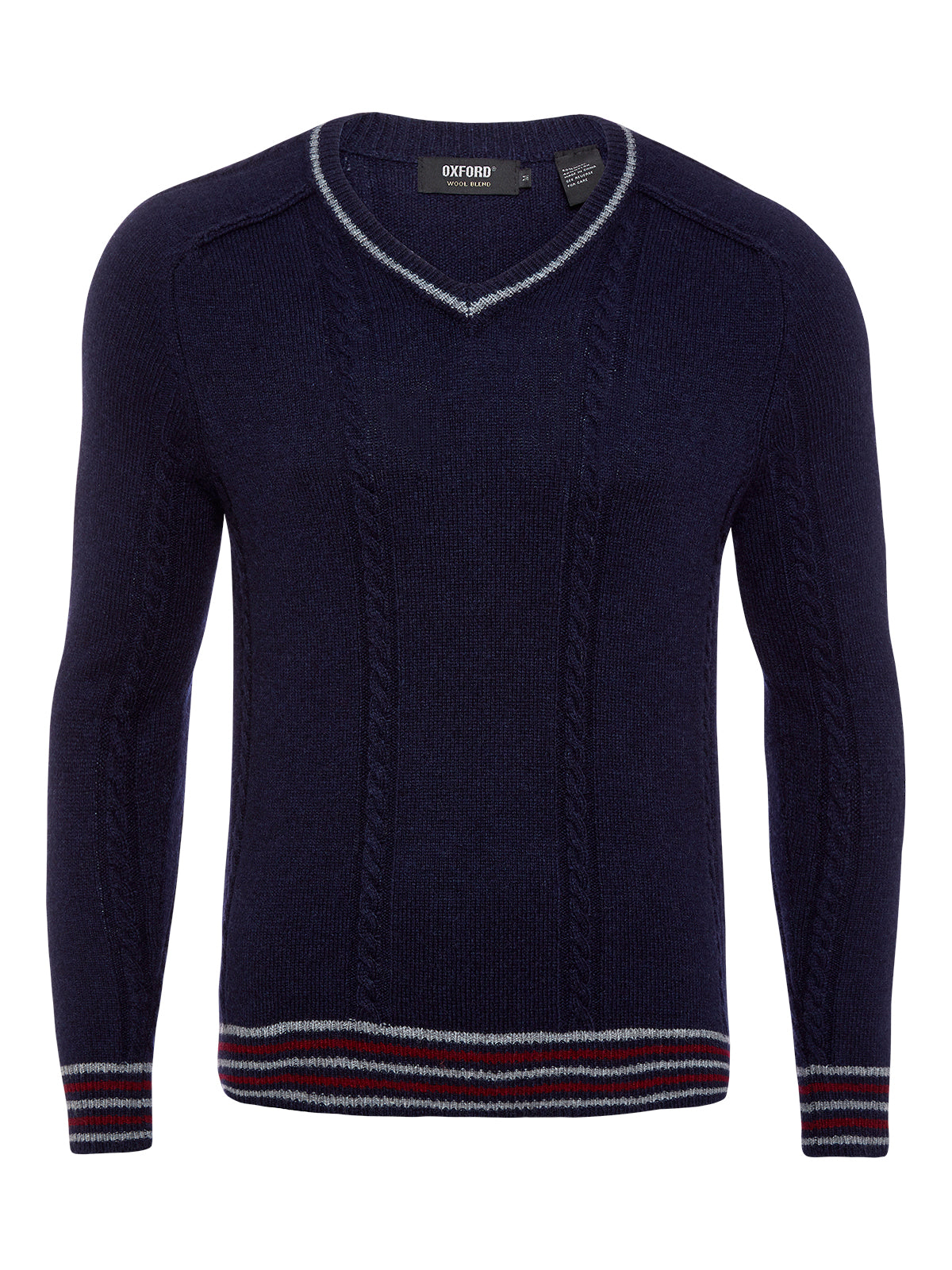 EMMET CABLE V-NECK KNIT