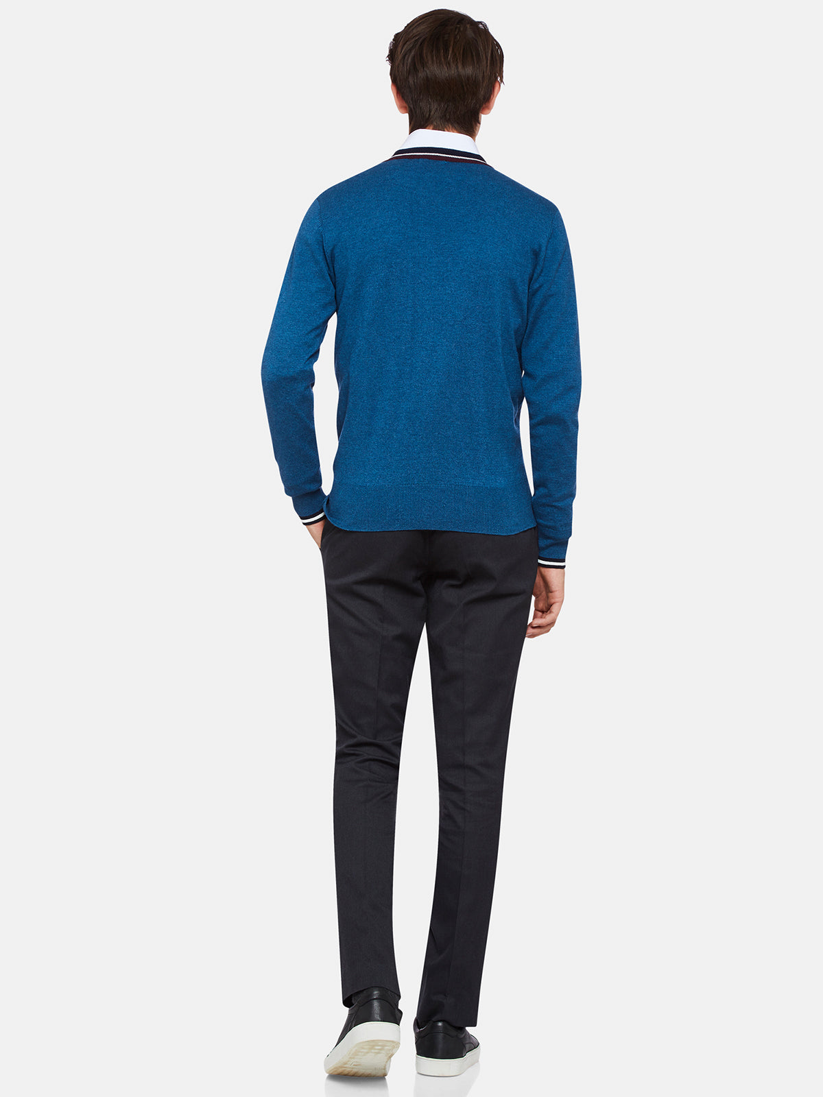 JAX TIPPING V-NECK KNIT