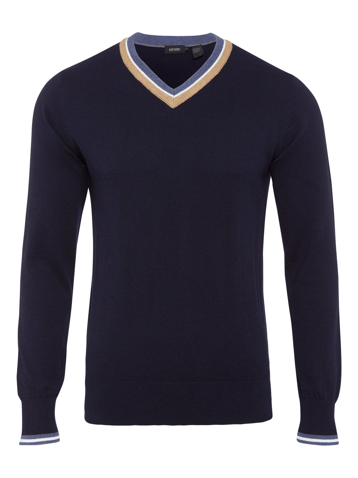 JAX TIPPING V-NECK KNIT