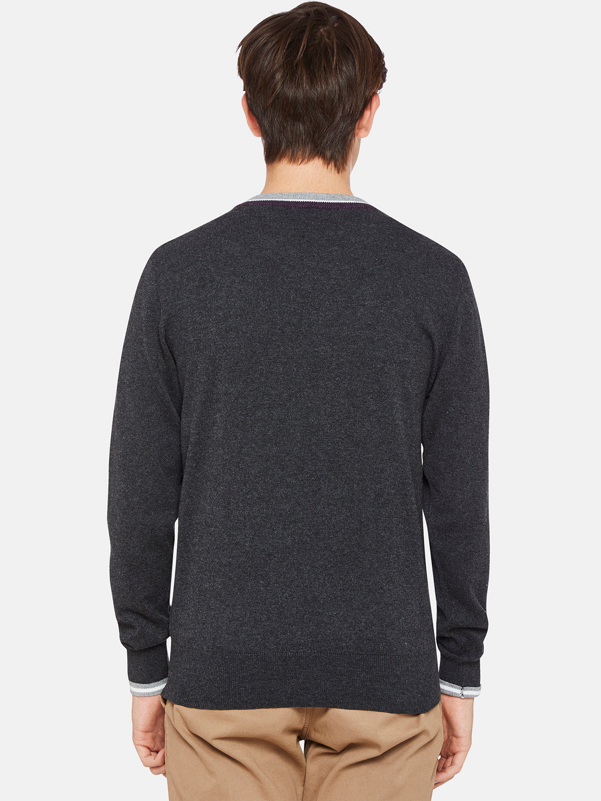 JAX TIPPING V-NECK KNIT